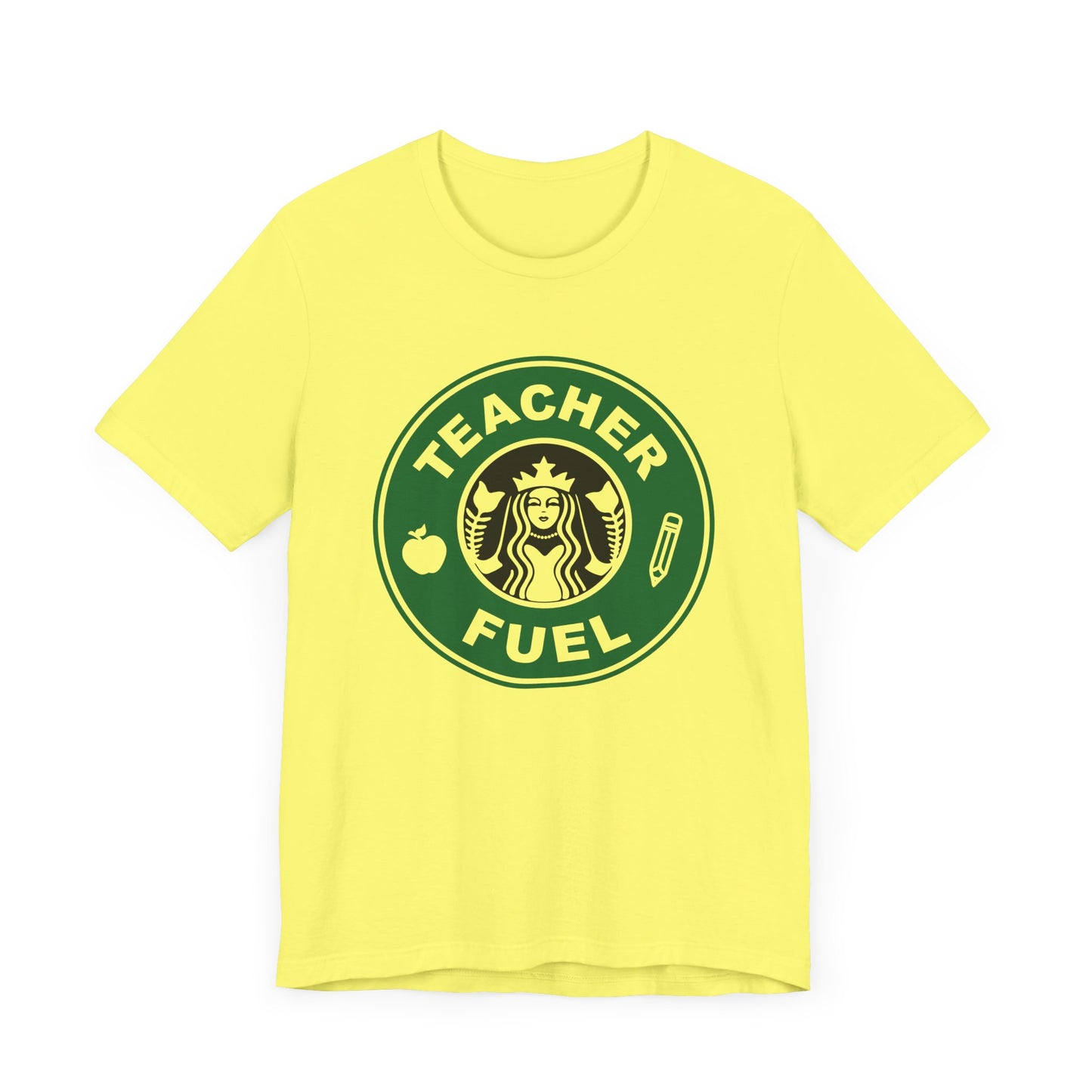 Teacher Fuel in a coffee Logo