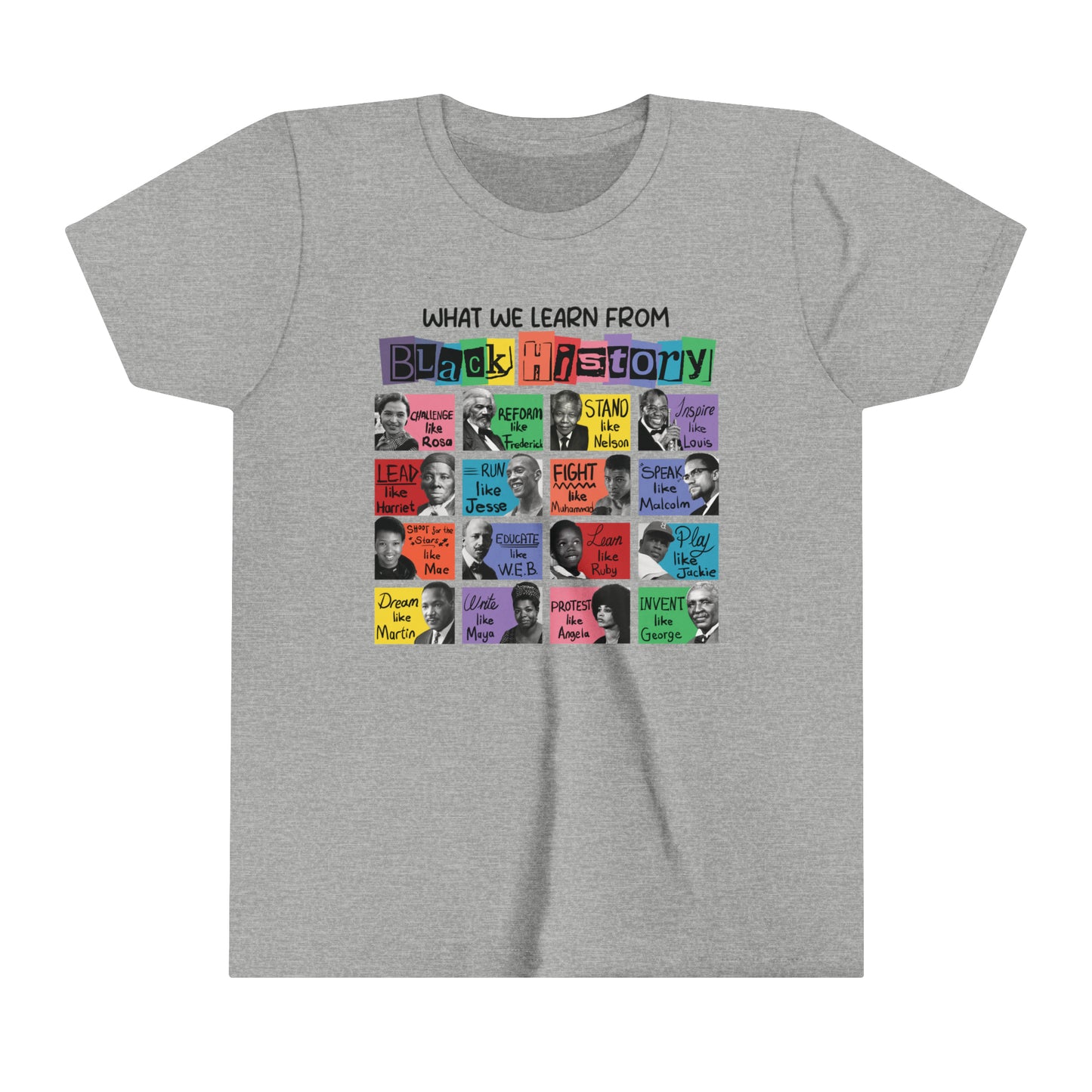 What we learn from Black History -Youth Short Sleeve Tee