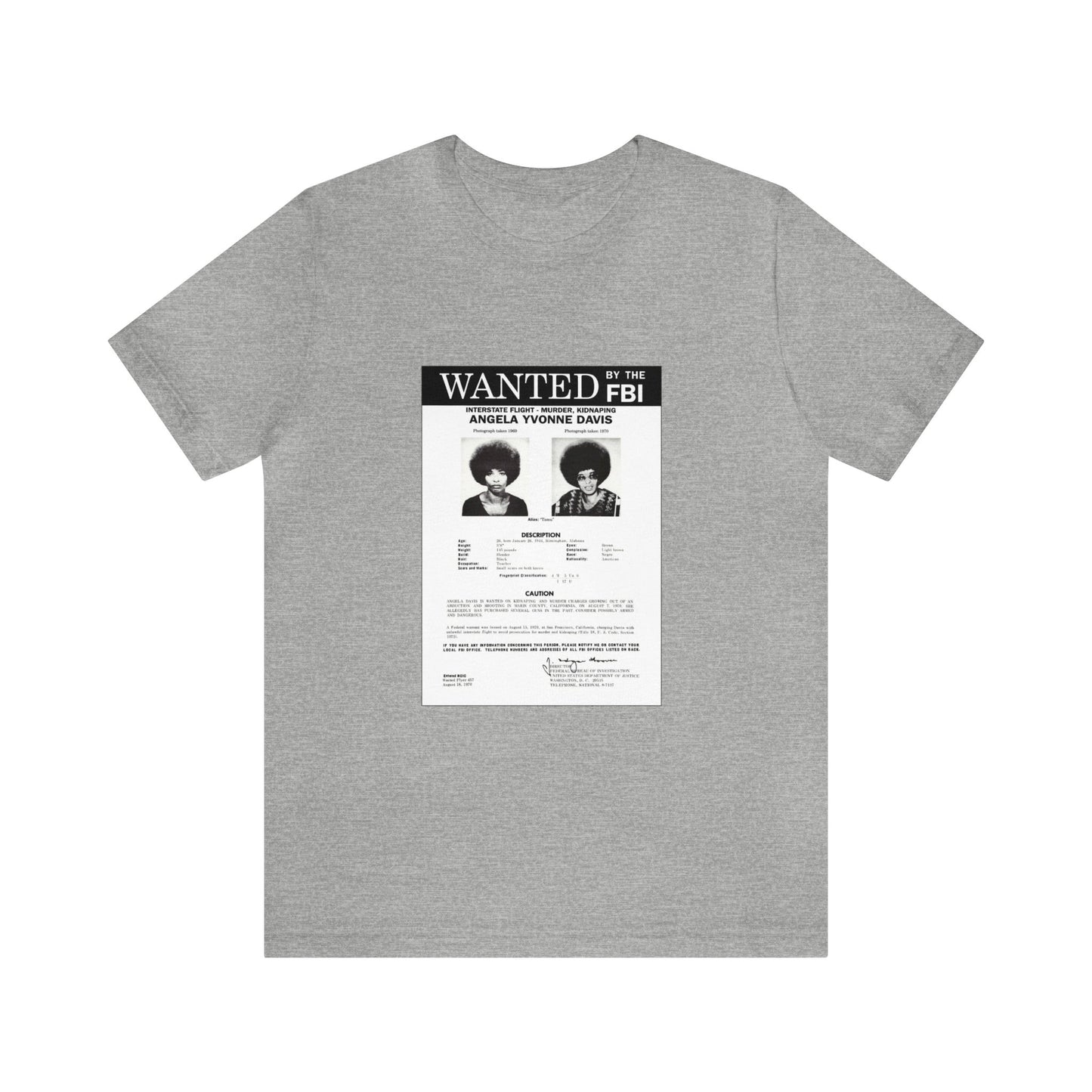Angela Davis Unisex Jersey Short Sleeve Tee