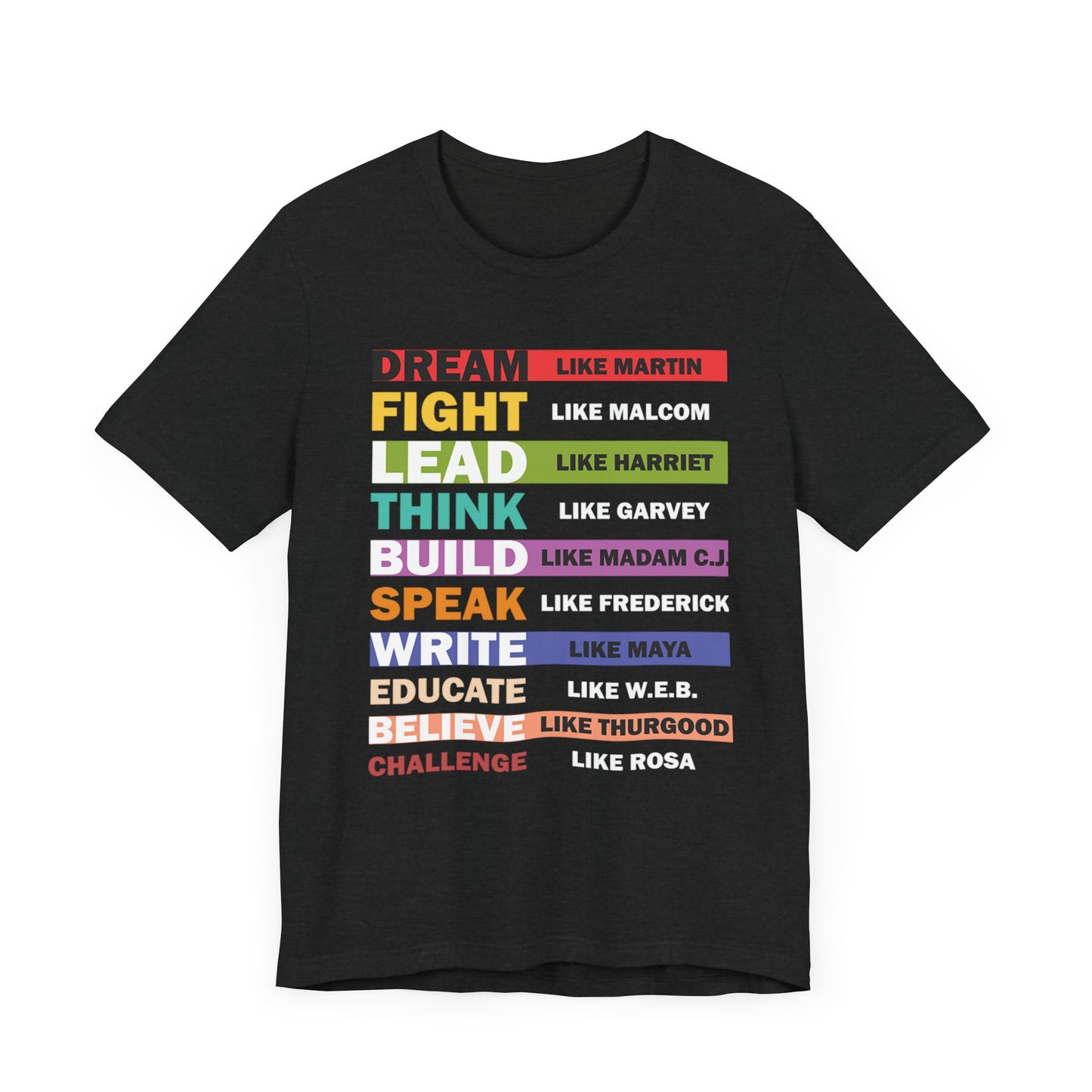 "Black Leaders" Unisex Jersey Short Sleeve Tee