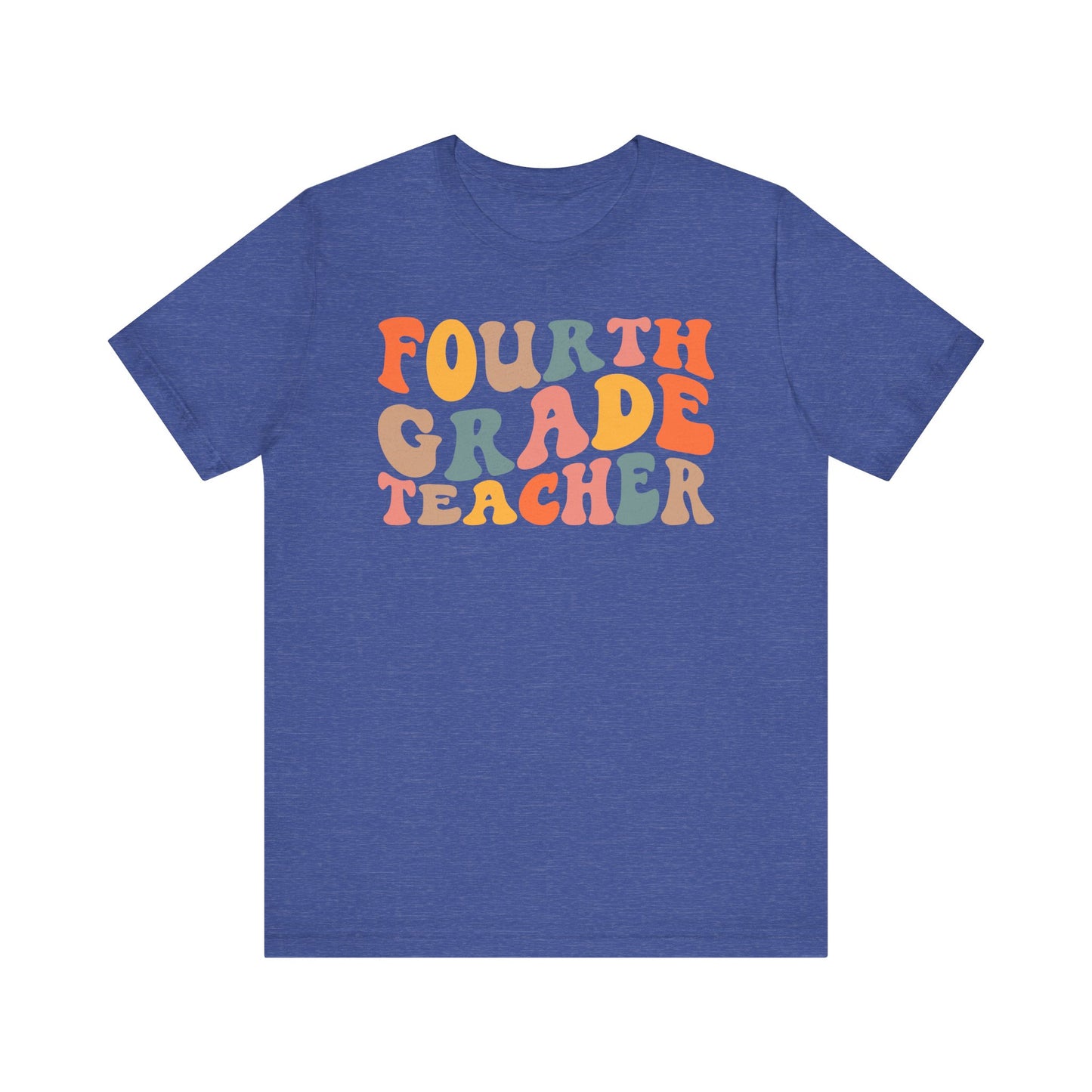 Retro Fourth Grade Tee-colorful