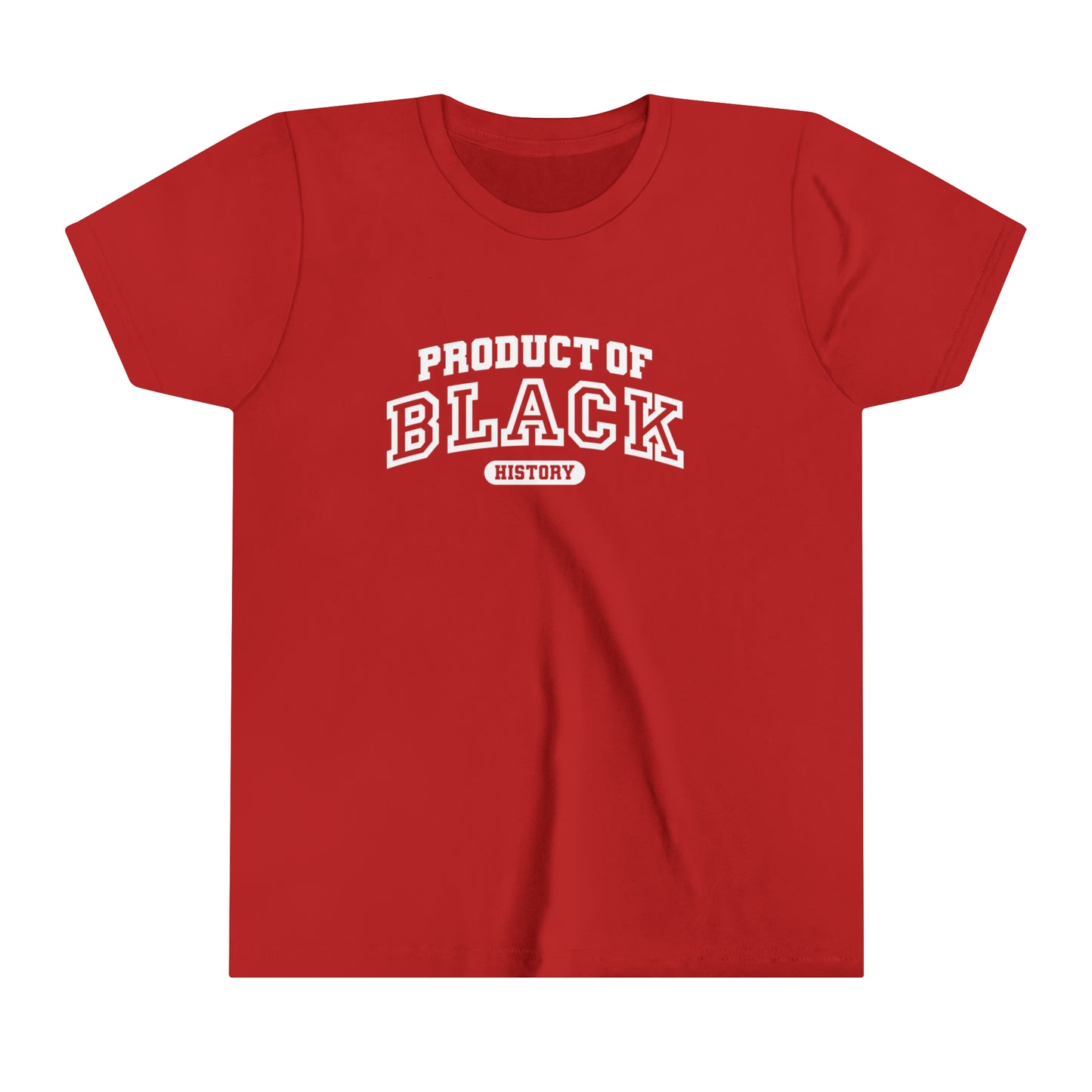 Product of Black History Youth Short Sleeve Tee