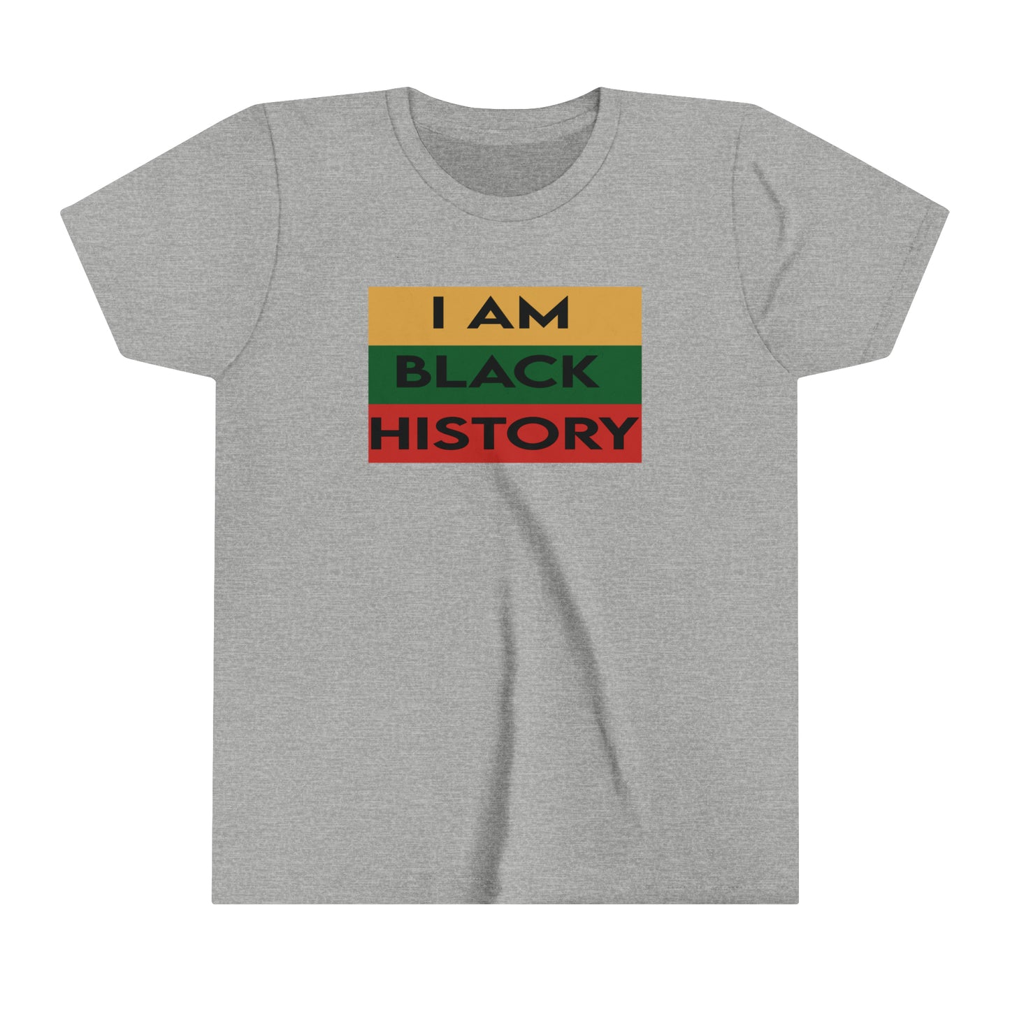 I AM BLACK HISTORY Youth Short Sleeve Tee