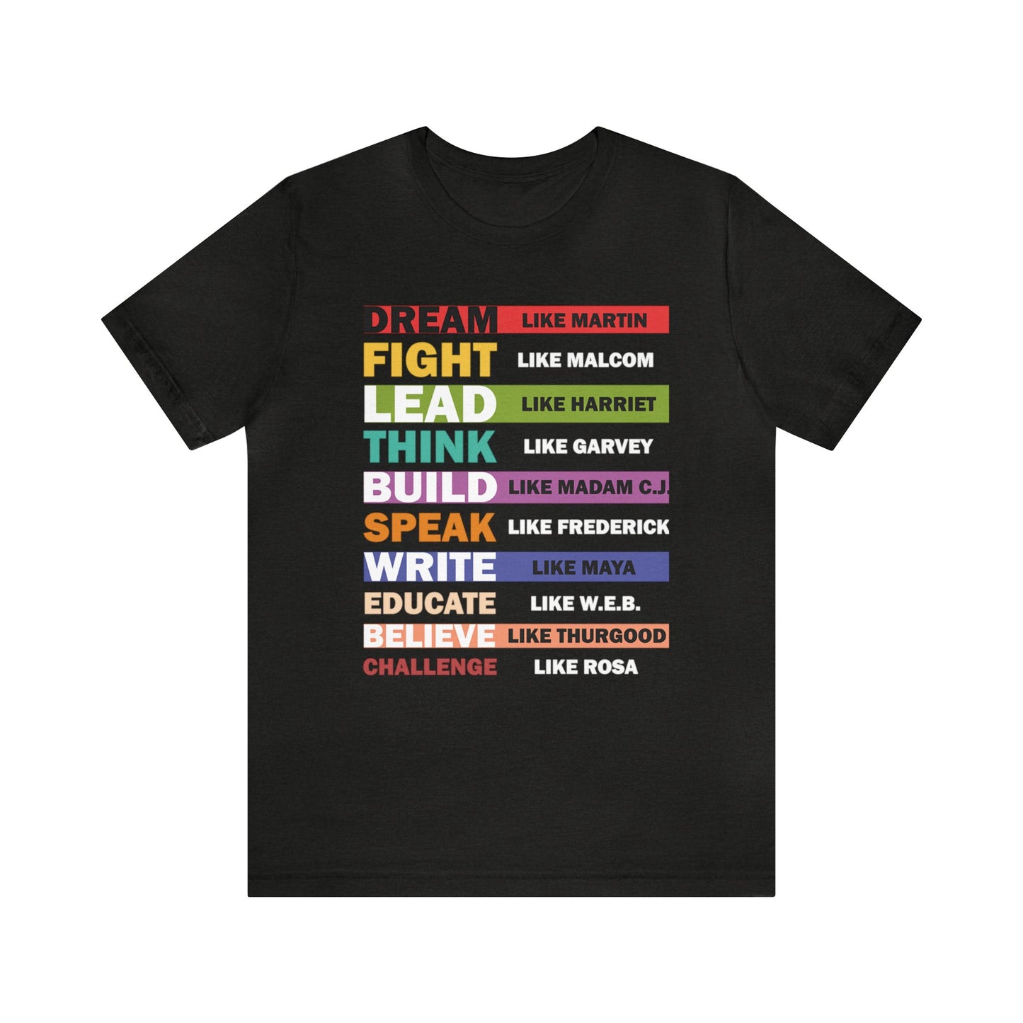 "Black Leaders" Unisex Jersey Short Sleeve Tee