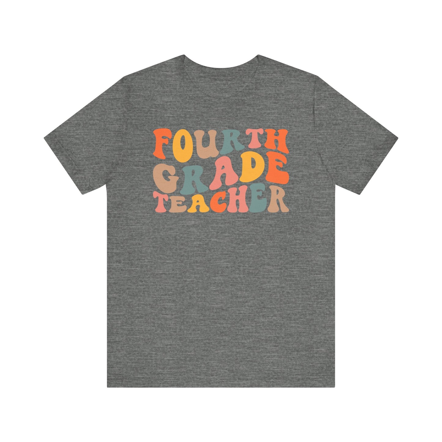 Retro Fourth Grade Tee-colorful
