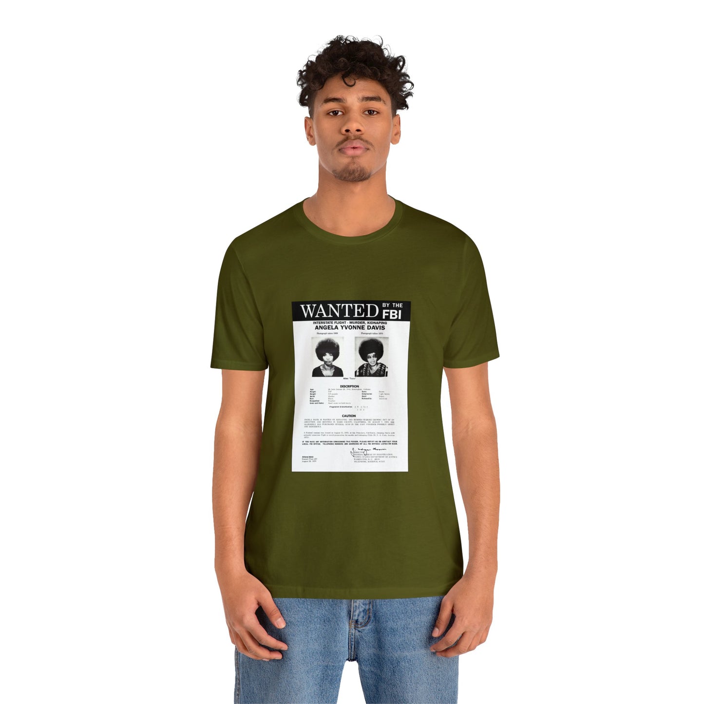 Angela Davis Unisex Jersey Short Sleeve Tee