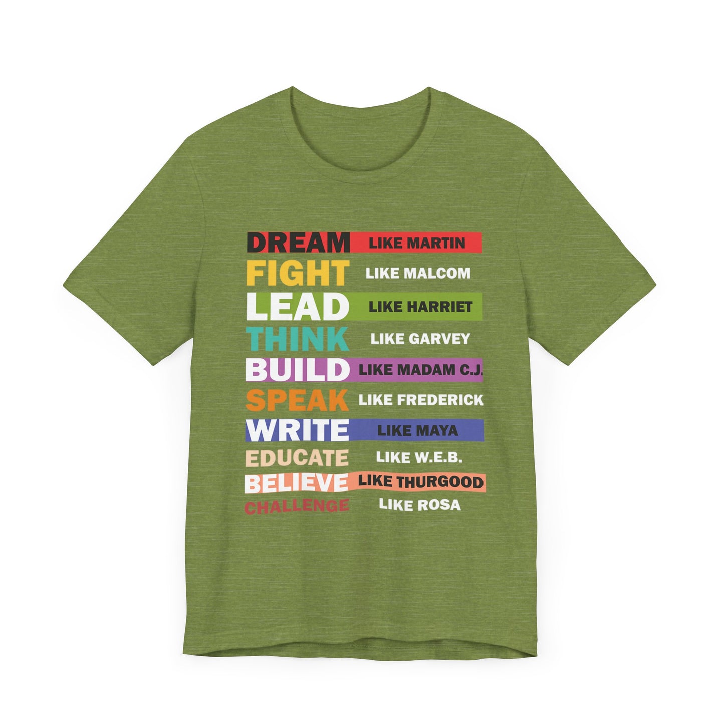 "Black Leaders" Unisex Jersey Short Sleeve Tee