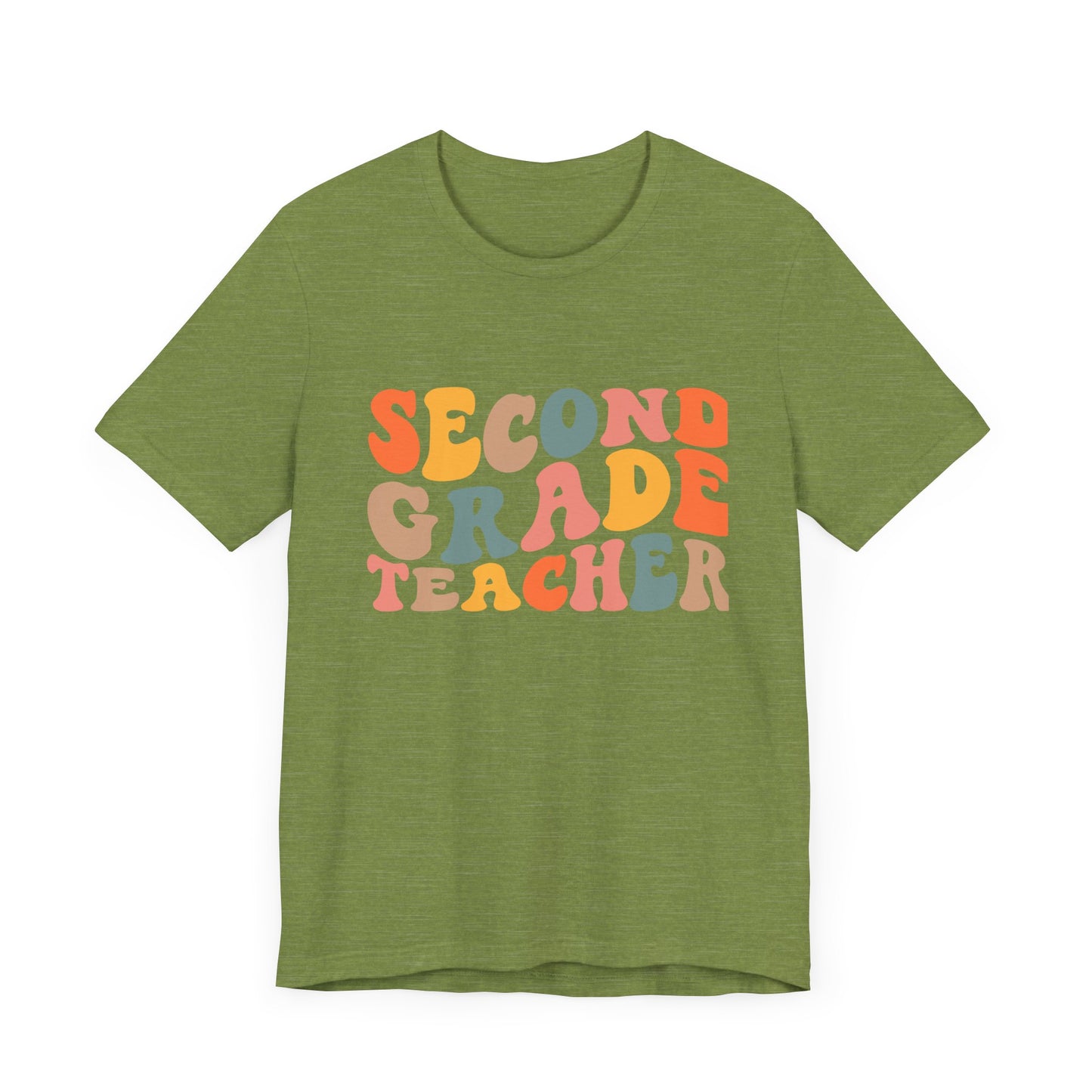 Retro Second Grade Tee-colorful