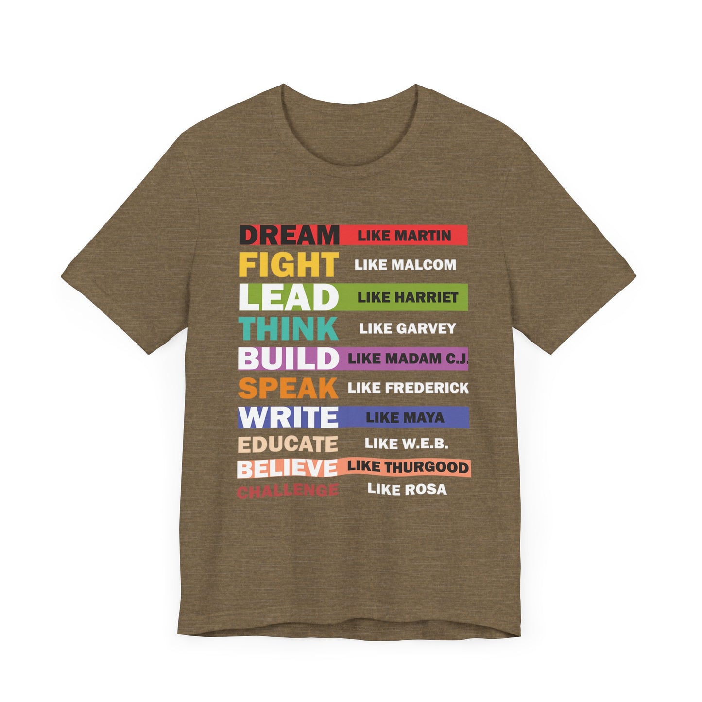 "Black Leaders" Unisex Jersey Short Sleeve Tee