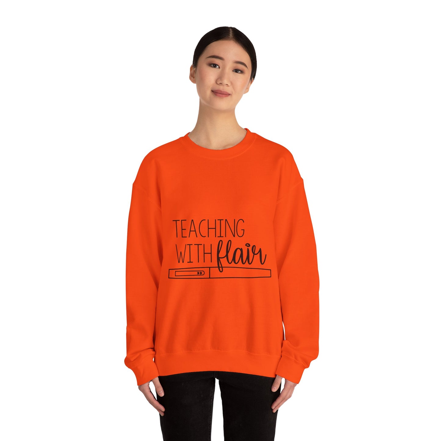 Teaching with Flair Unisex Heavy Blend™ Crewneck Sweatshirt