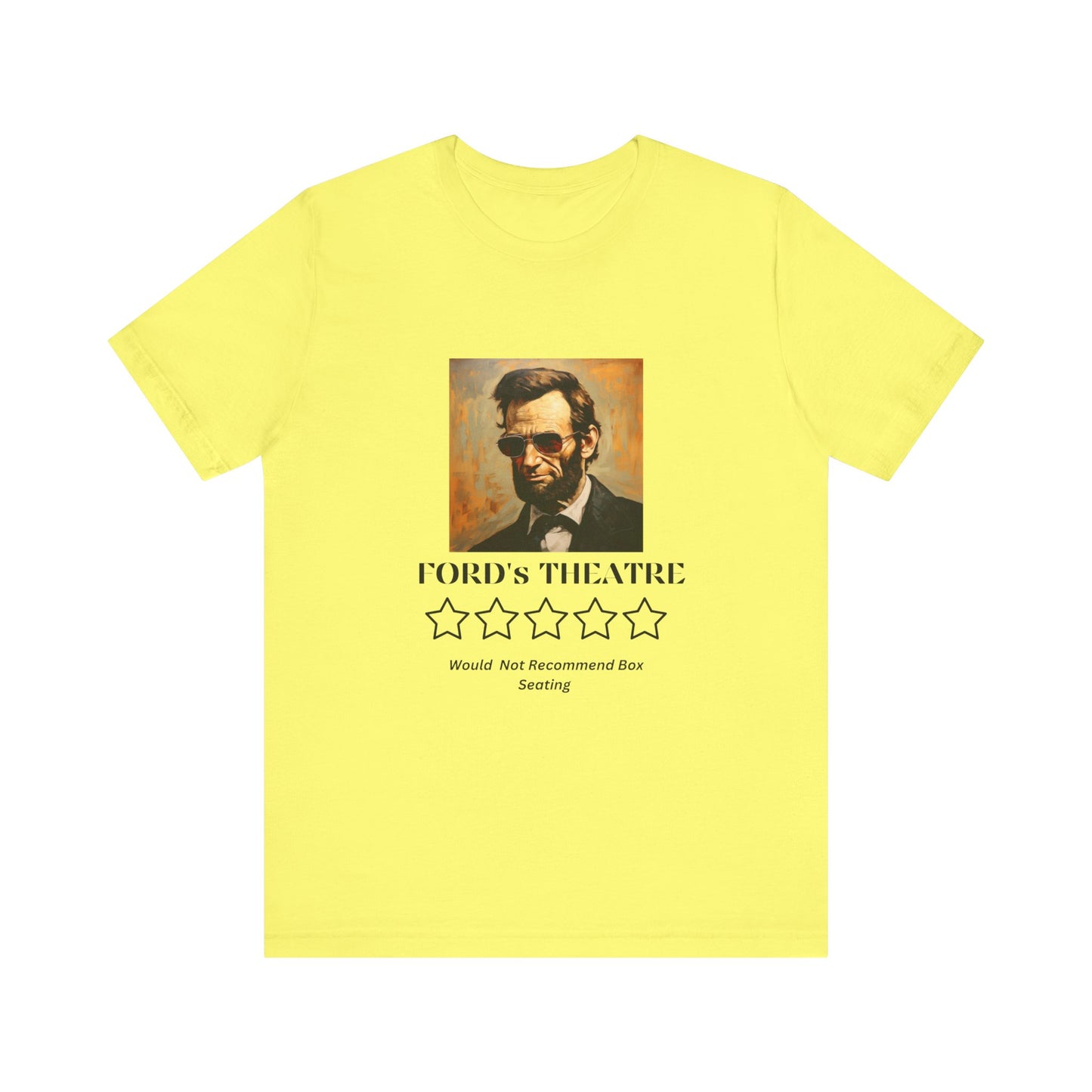 Abraham Lincoln Ford's Theater Review tee