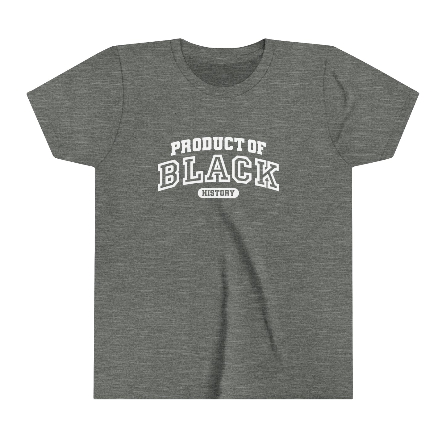 Product of Black History Youth Short Sleeve Tee