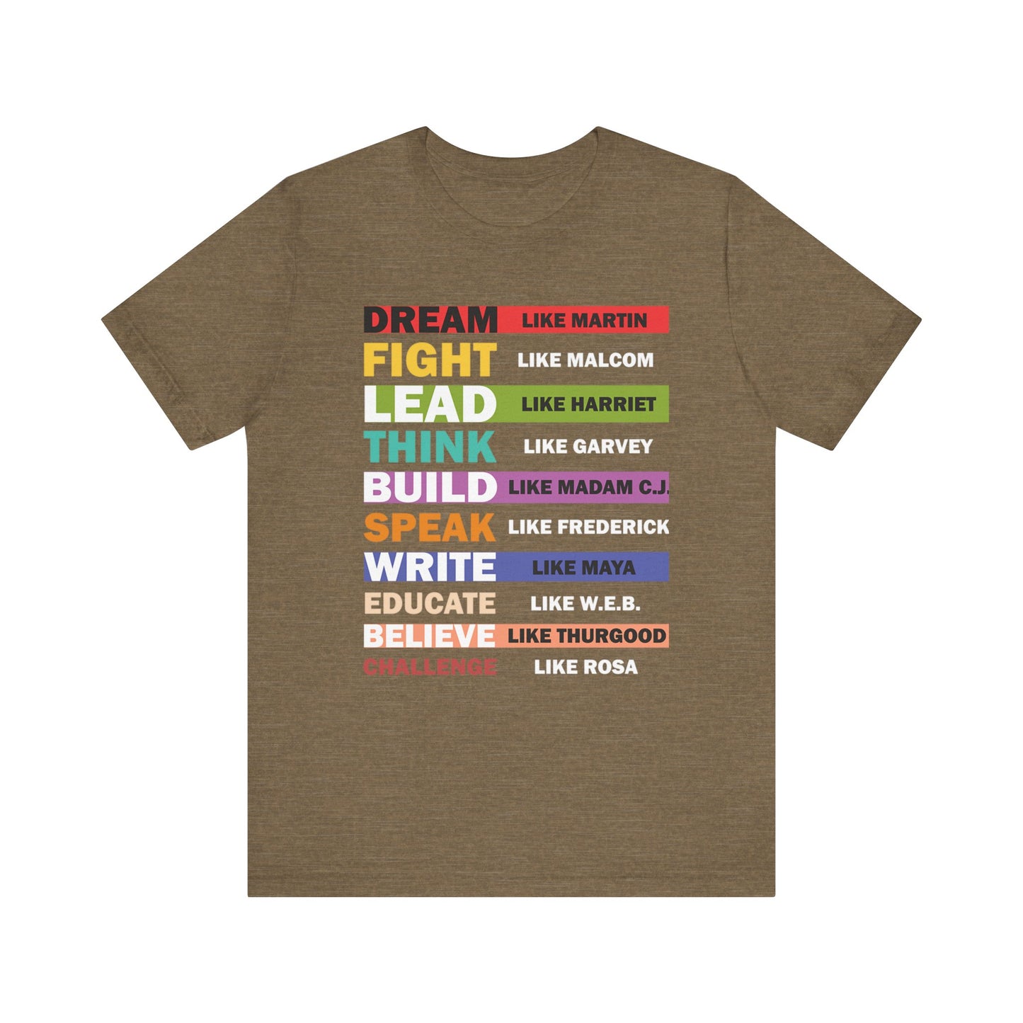 "Black Leaders" Unisex Jersey Short Sleeve Tee