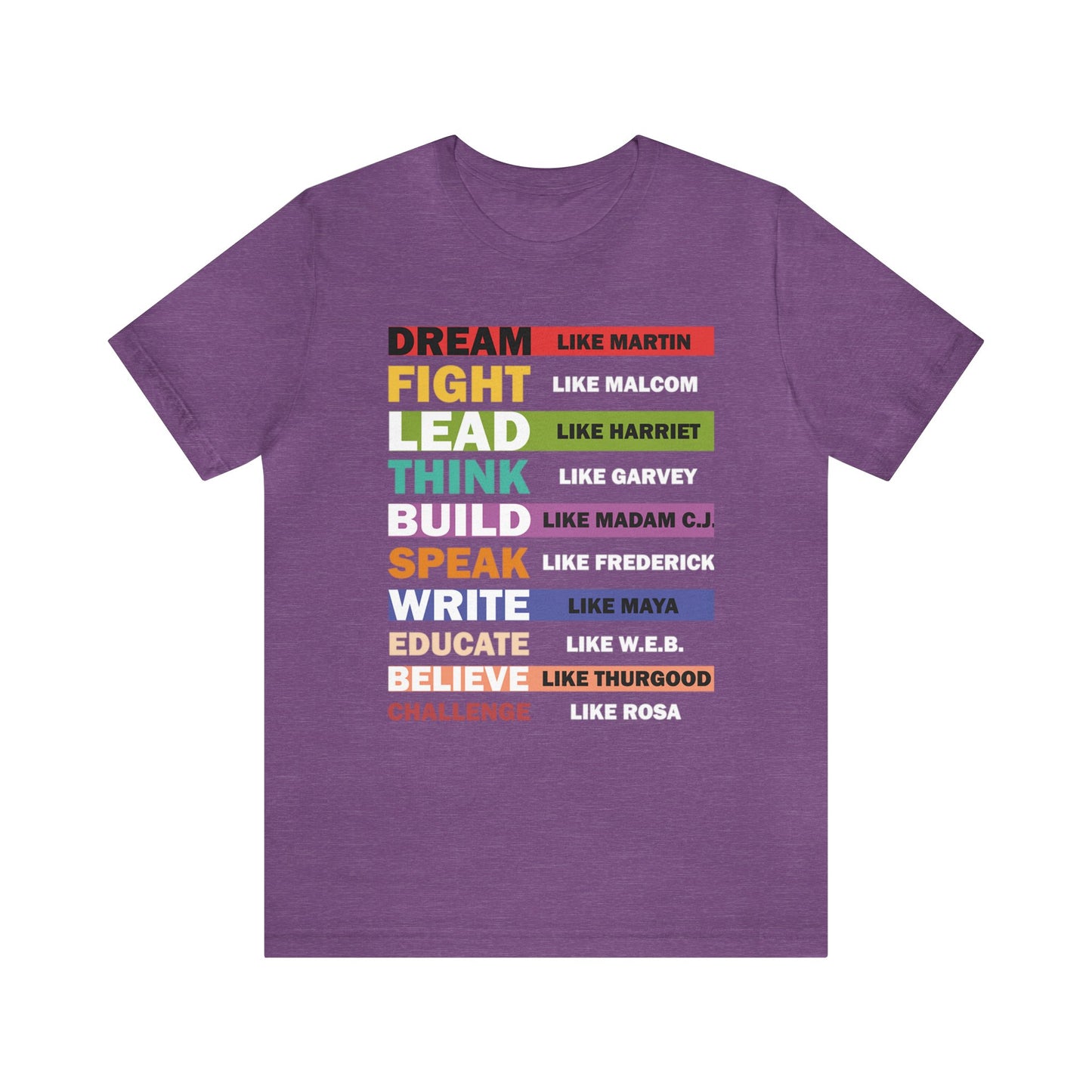 "Black Leaders" Unisex Jersey Short Sleeve Tee