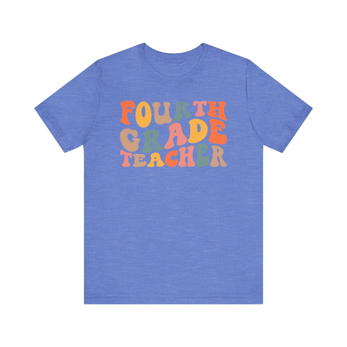 Retro Fourth Grade Tee-colorful