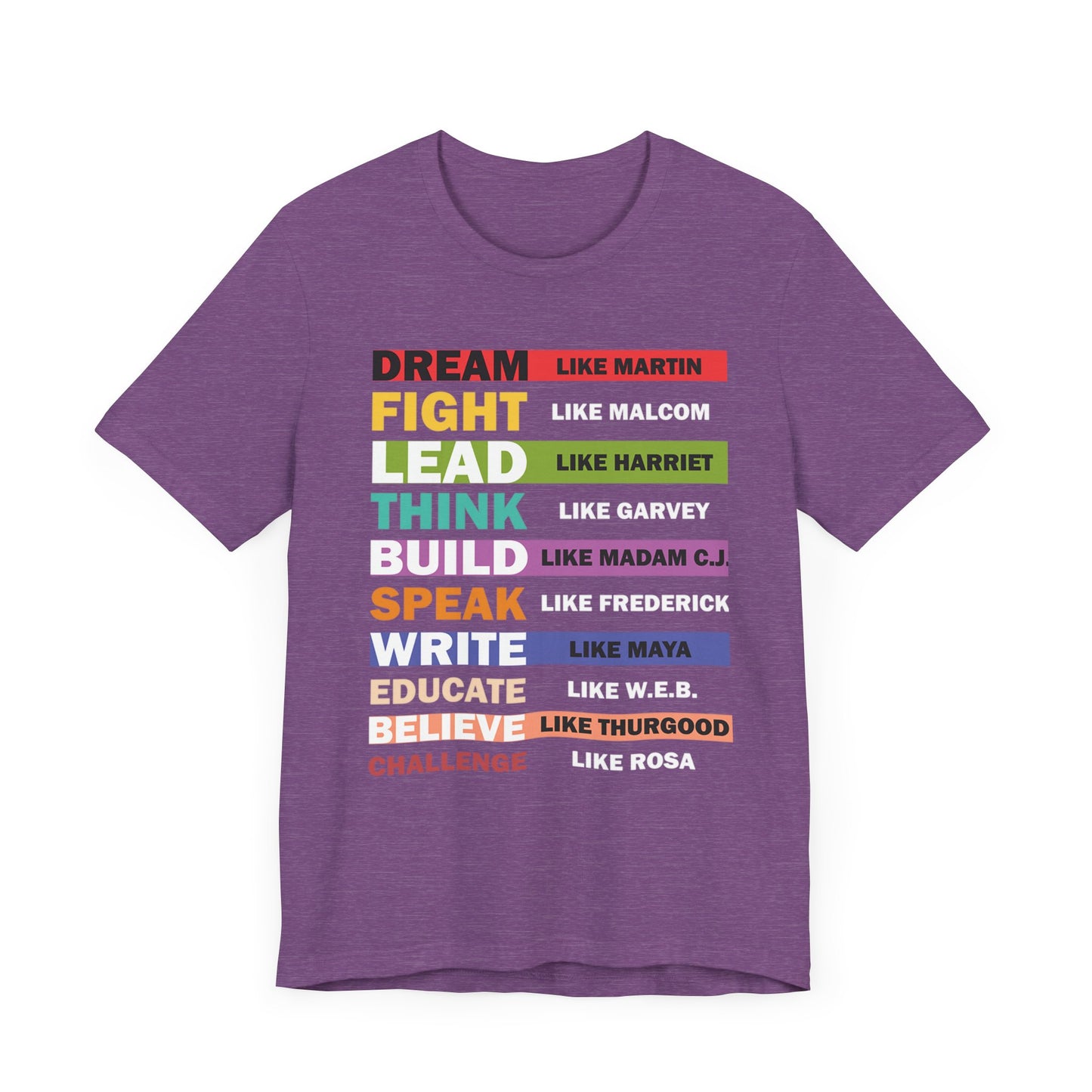 "Black Leaders" Unisex Jersey Short Sleeve Tee