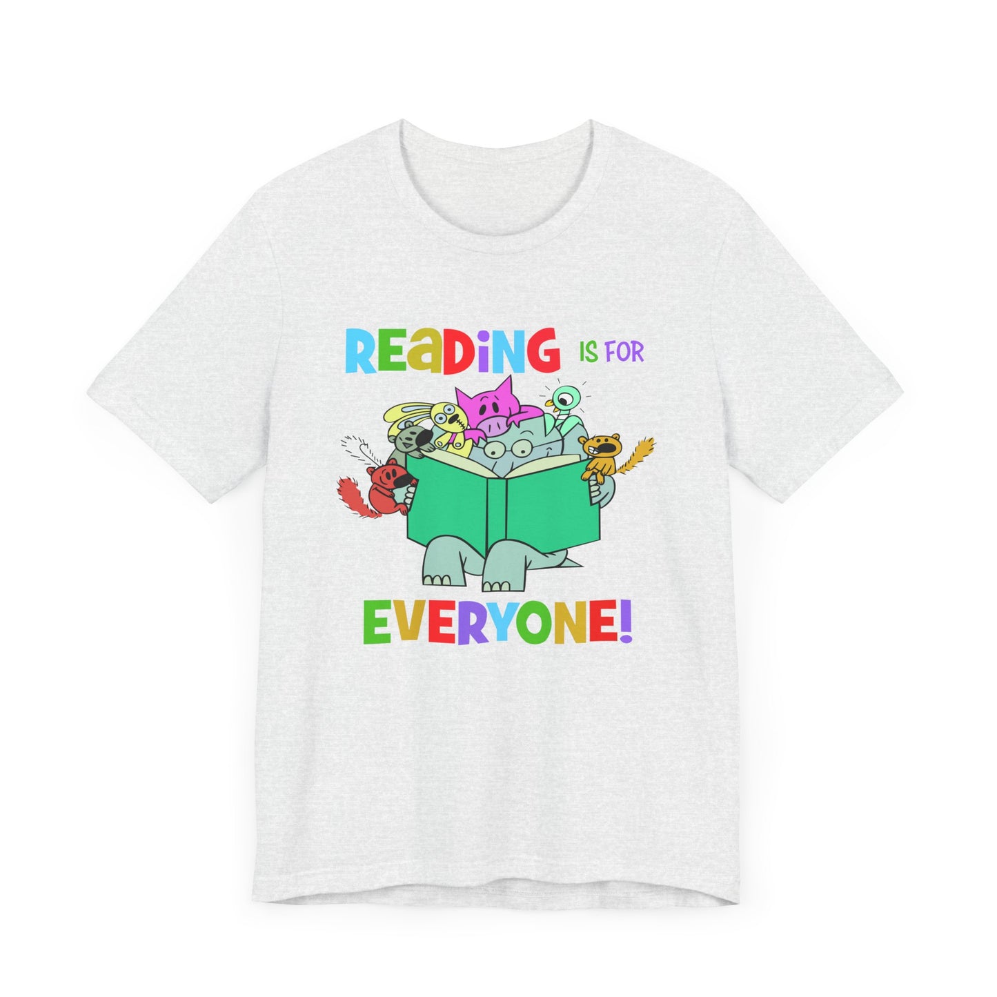 Reading is for everyone" Unisex Jersey Short Sleeve Tee