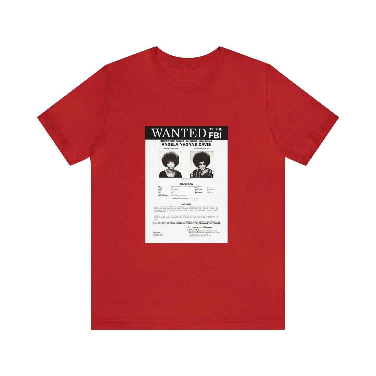 Angela Davis Unisex Jersey Short Sleeve Tee