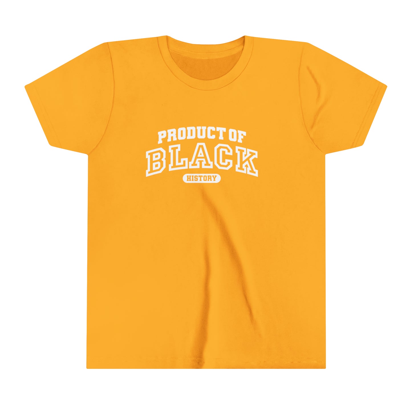 Product of Black History Youth Short Sleeve Tee