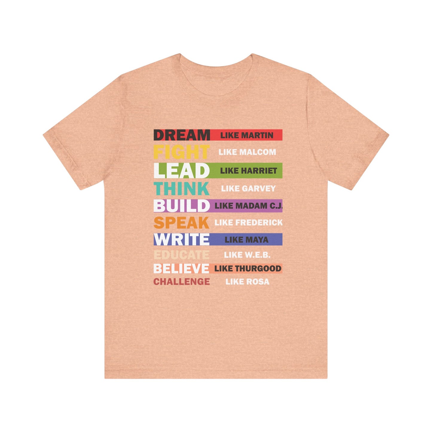 "Black Leaders" Unisex Jersey Short Sleeve Tee
