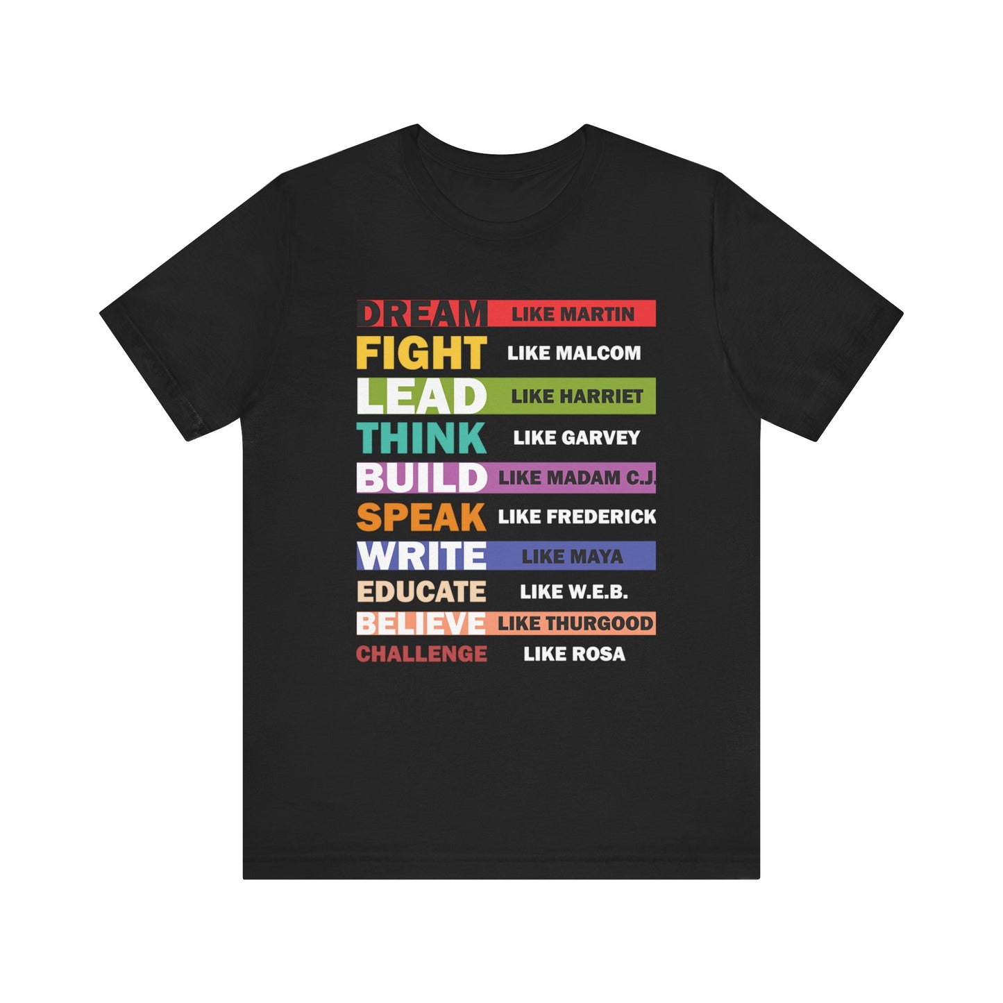 "Black Leaders" Unisex Jersey Short Sleeve Tee