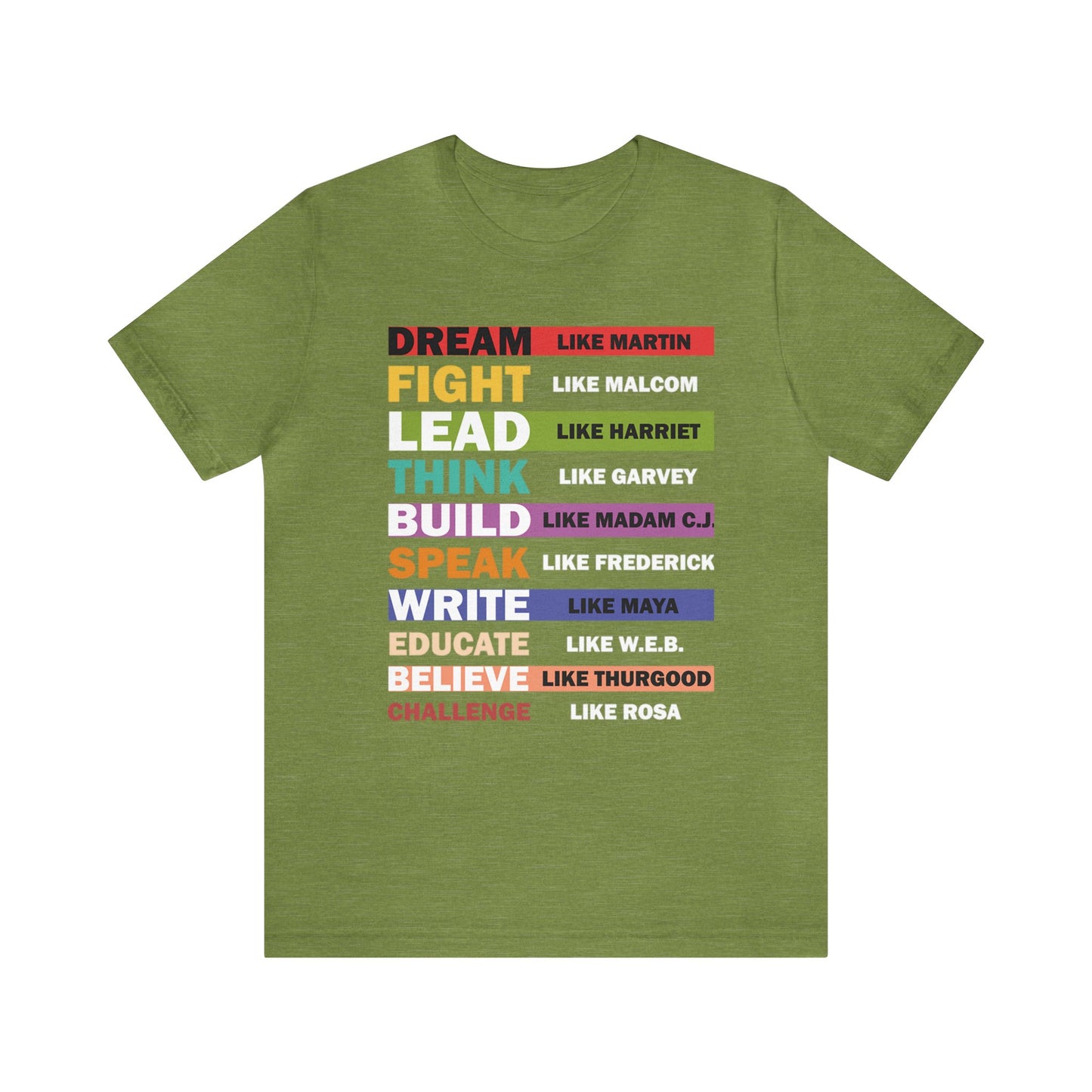 "Black Leaders" Unisex Jersey Short Sleeve Tee