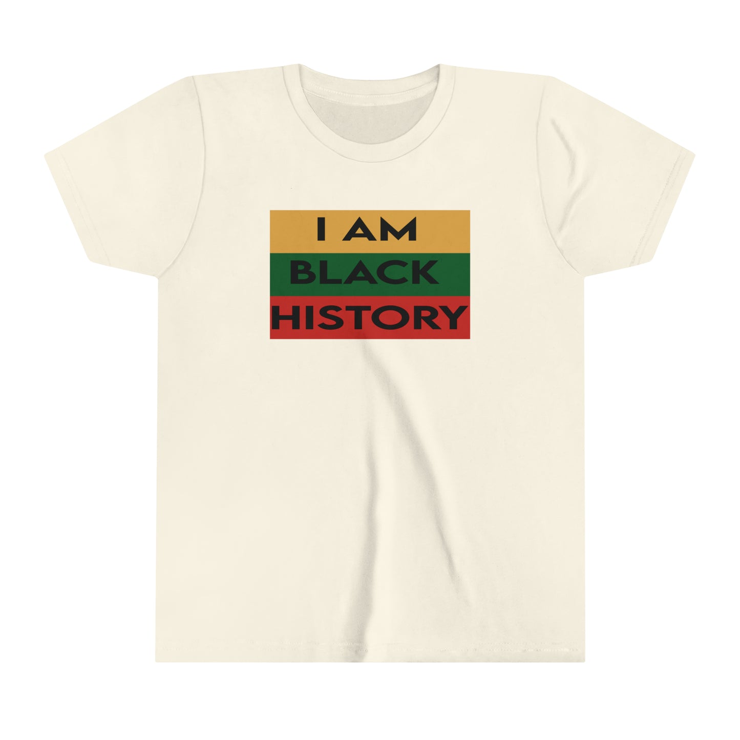 I AM BLACK HISTORY Youth Short Sleeve Tee