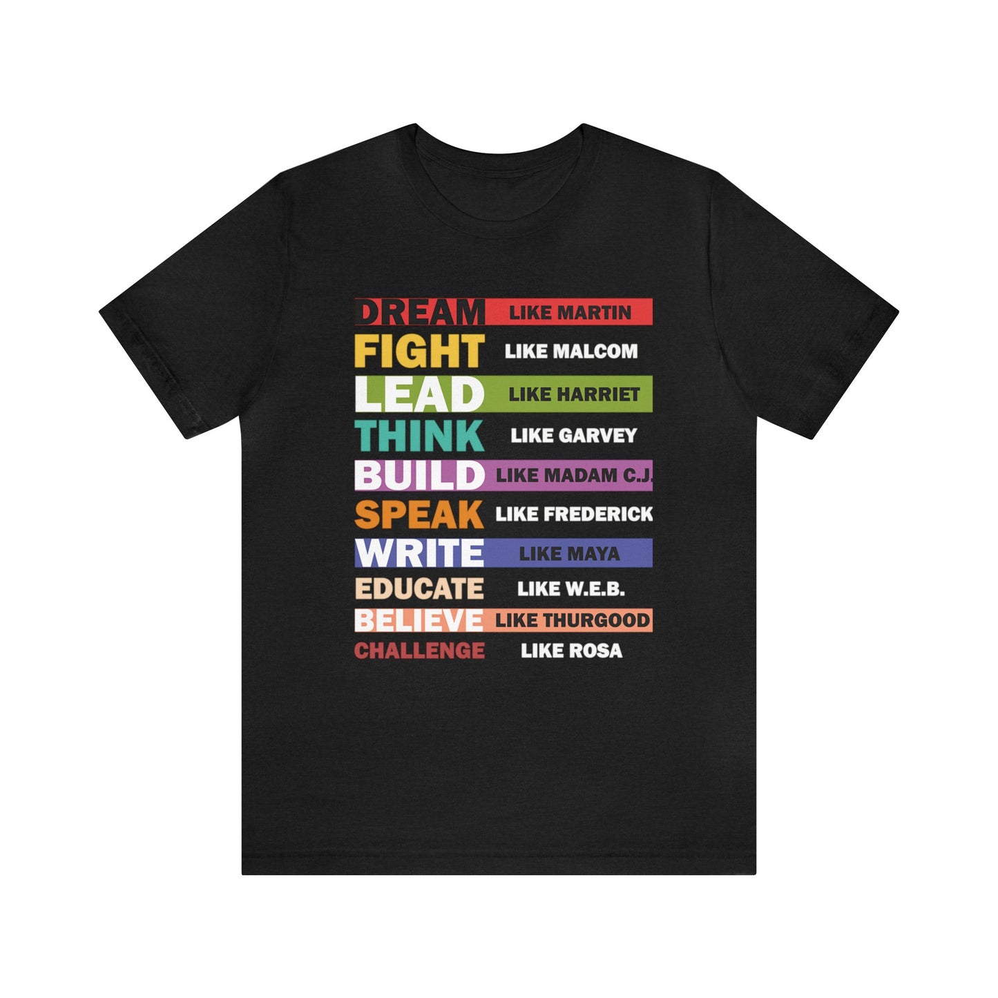 "Black Leaders" Unisex Jersey Short Sleeve Tee