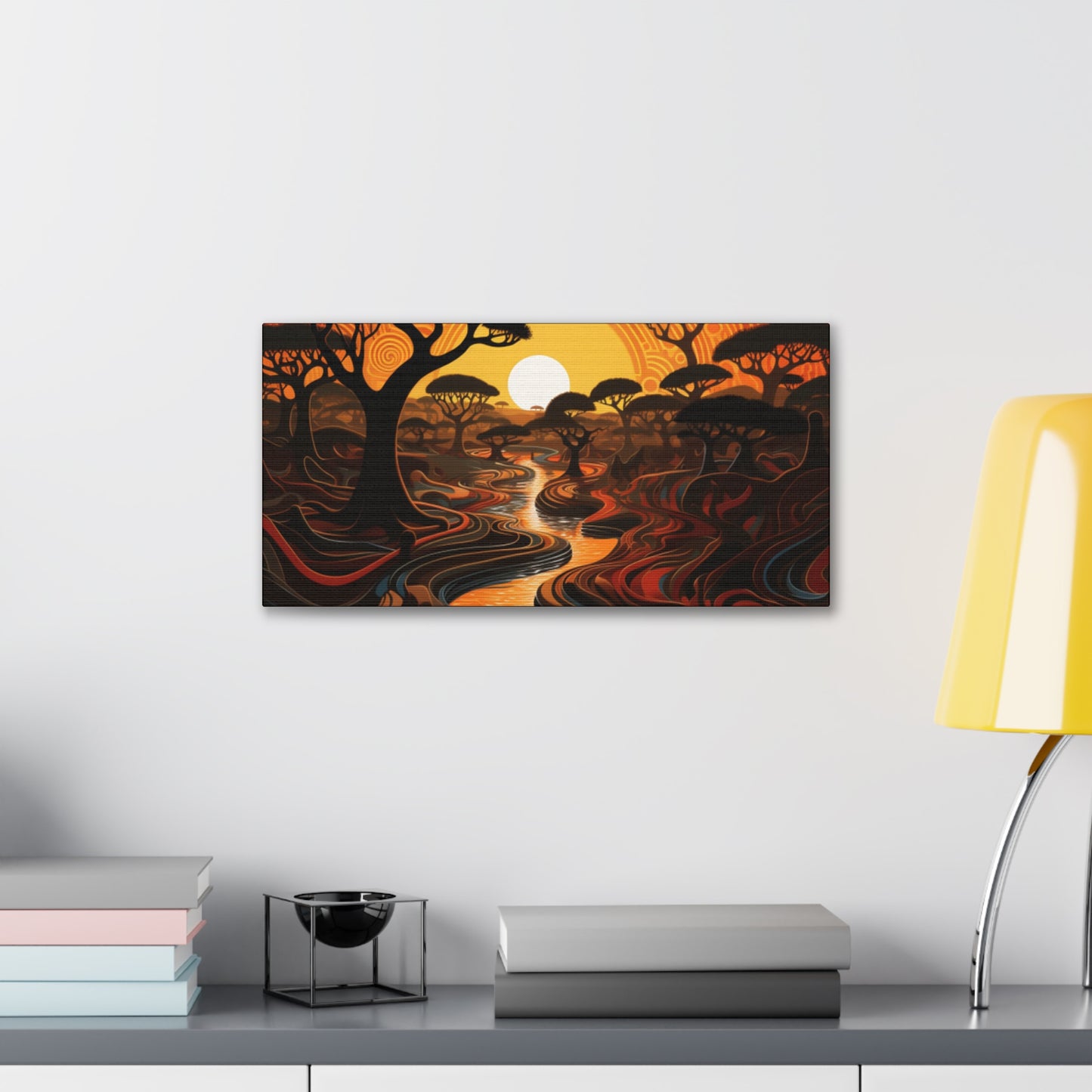 The Melody of Nature's Twilight Gallery Canvas