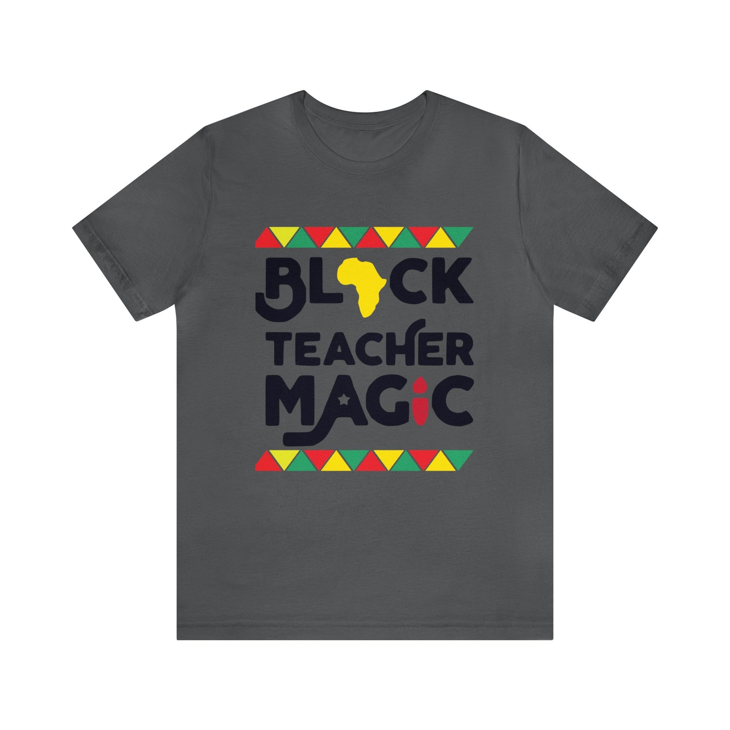 Black Teacher Magic with a small Africa tee