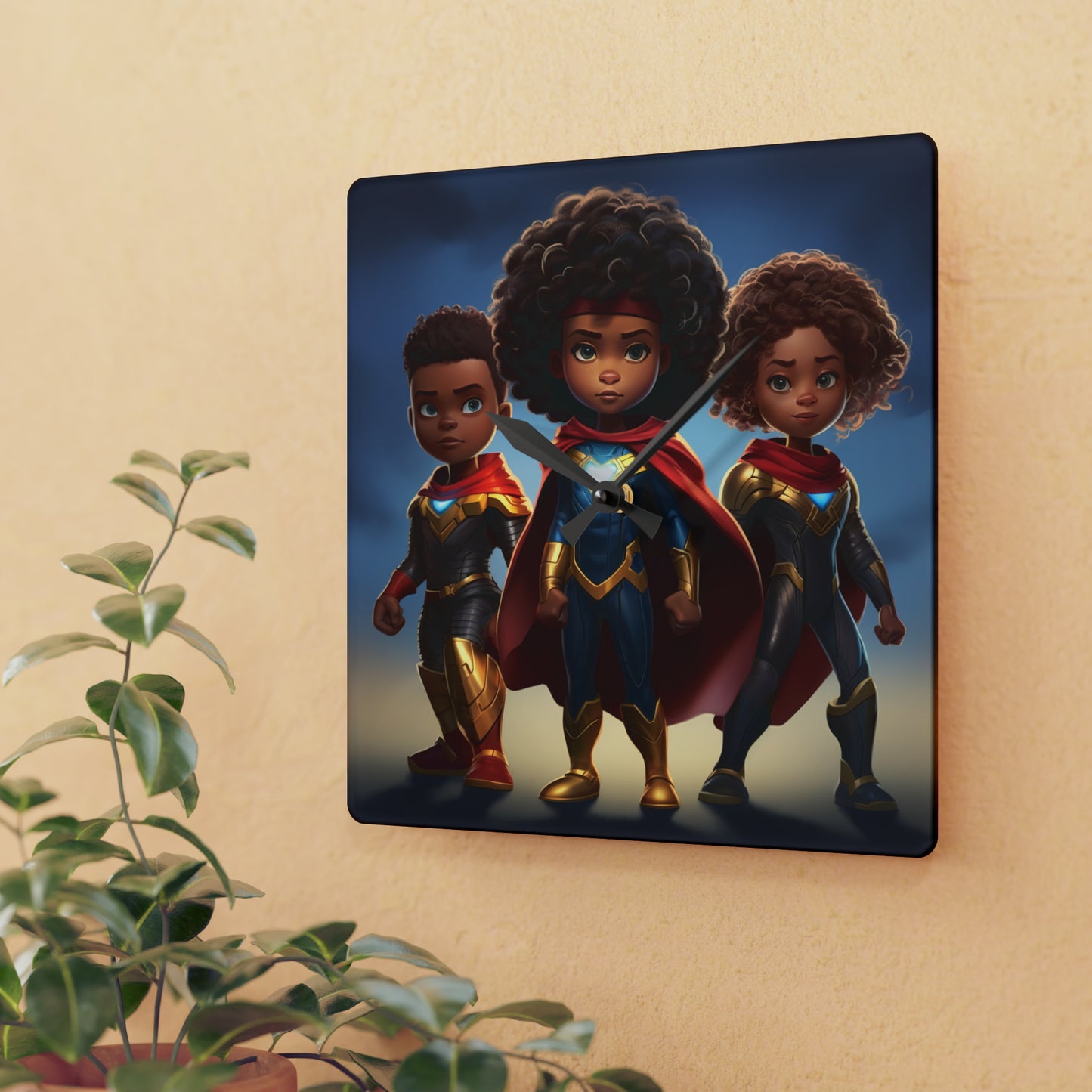 A New Dawn: Heroes of Tomorrow wall Clock