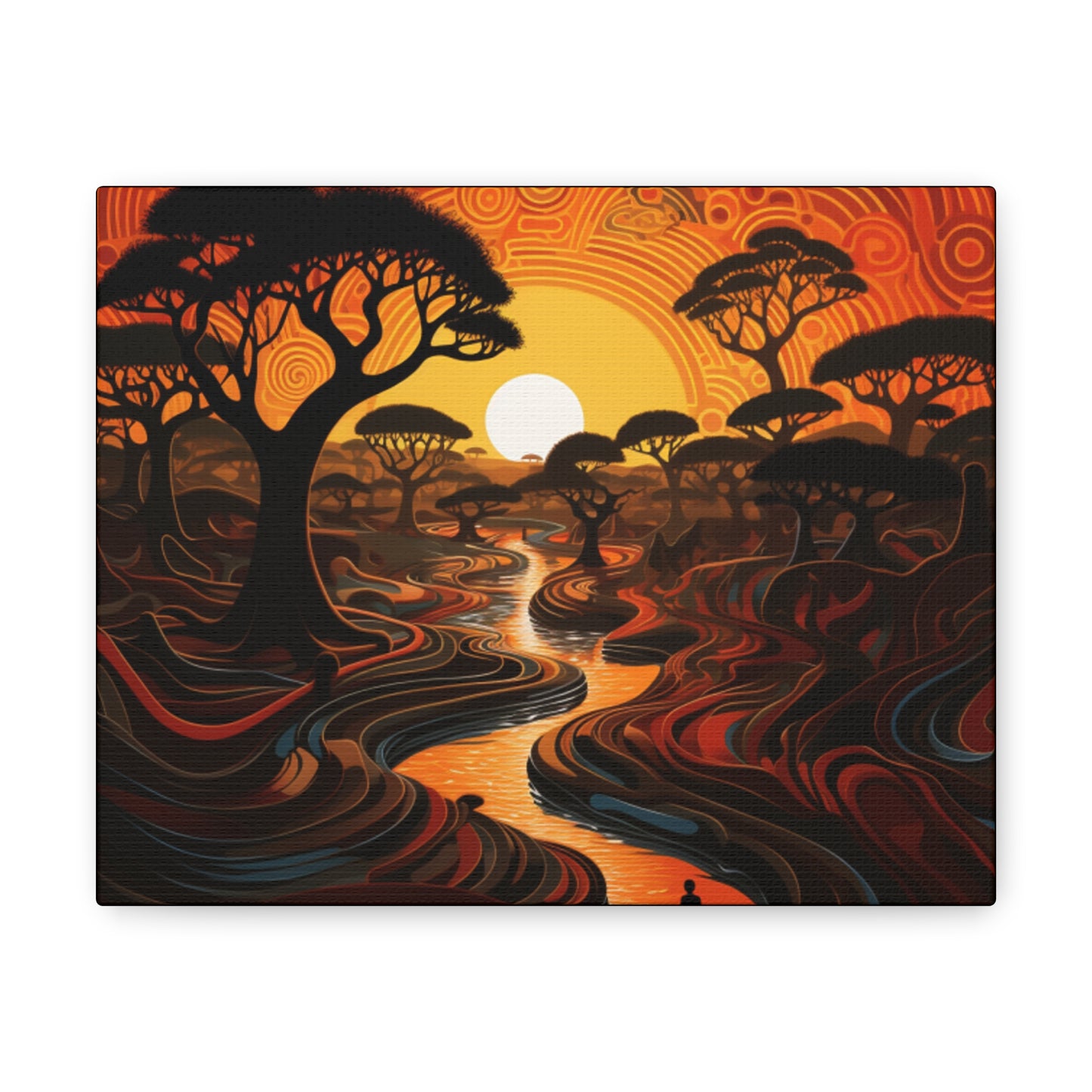 The Melody of Nature's Twilight Gallery Canvas