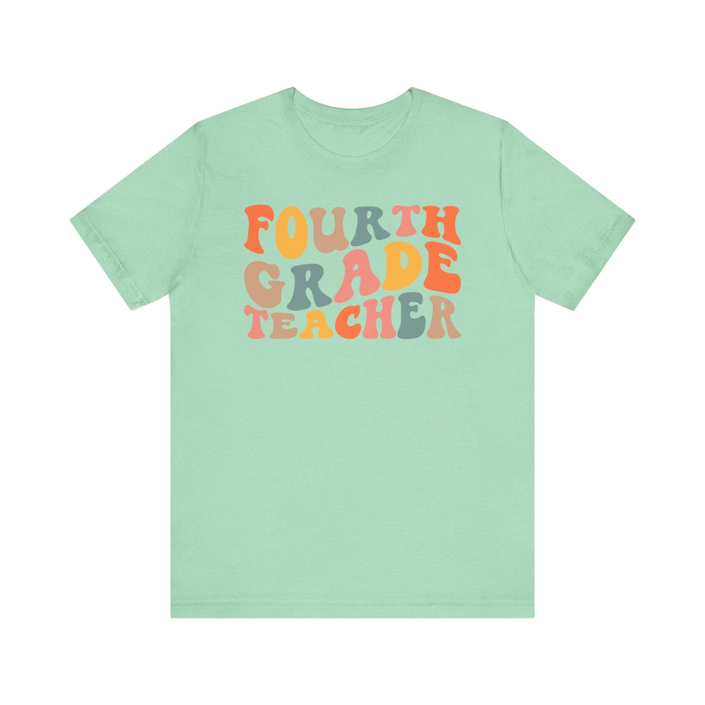 Retro Fourth Grade Tee-colorful