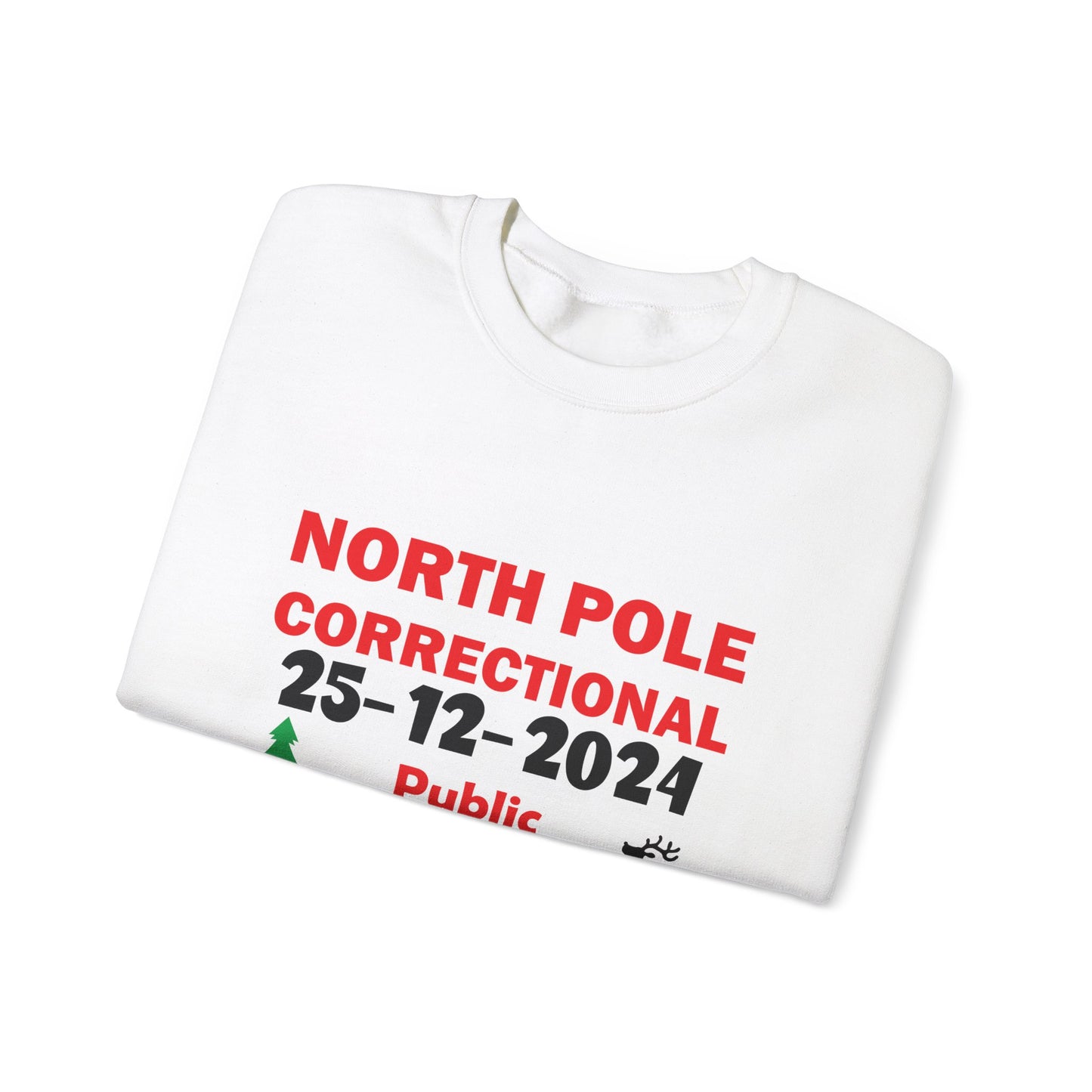 "North Pole Correctional" Crewneck Sweatshirt