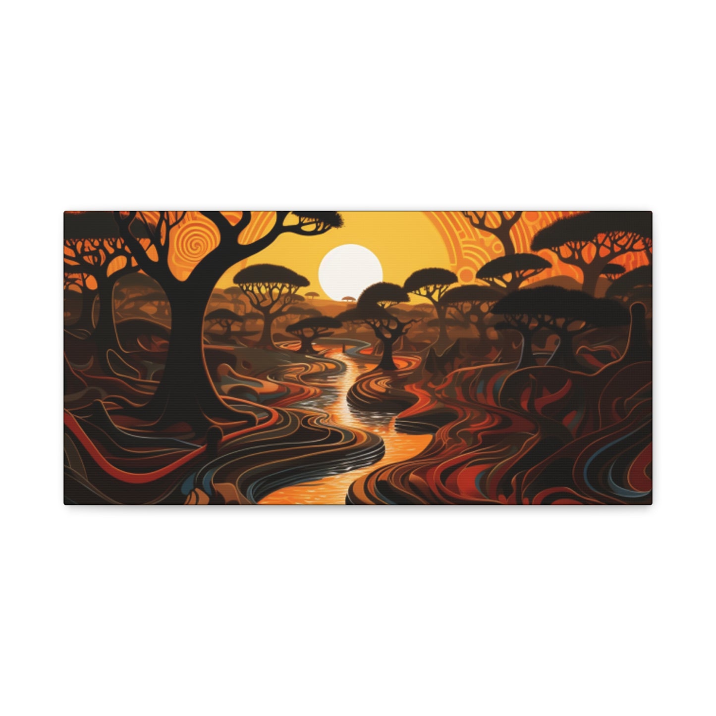 The Melody of Nature's Twilight Gallery Canvas