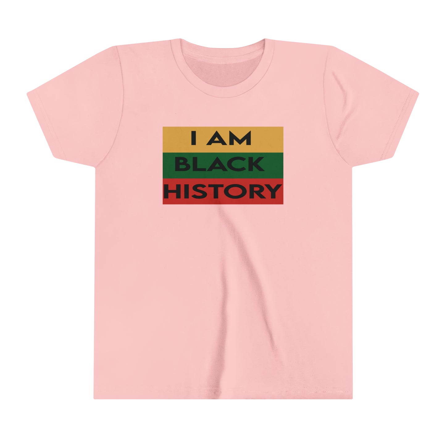 I AM BLACK HISTORY Youth Short Sleeve Tee