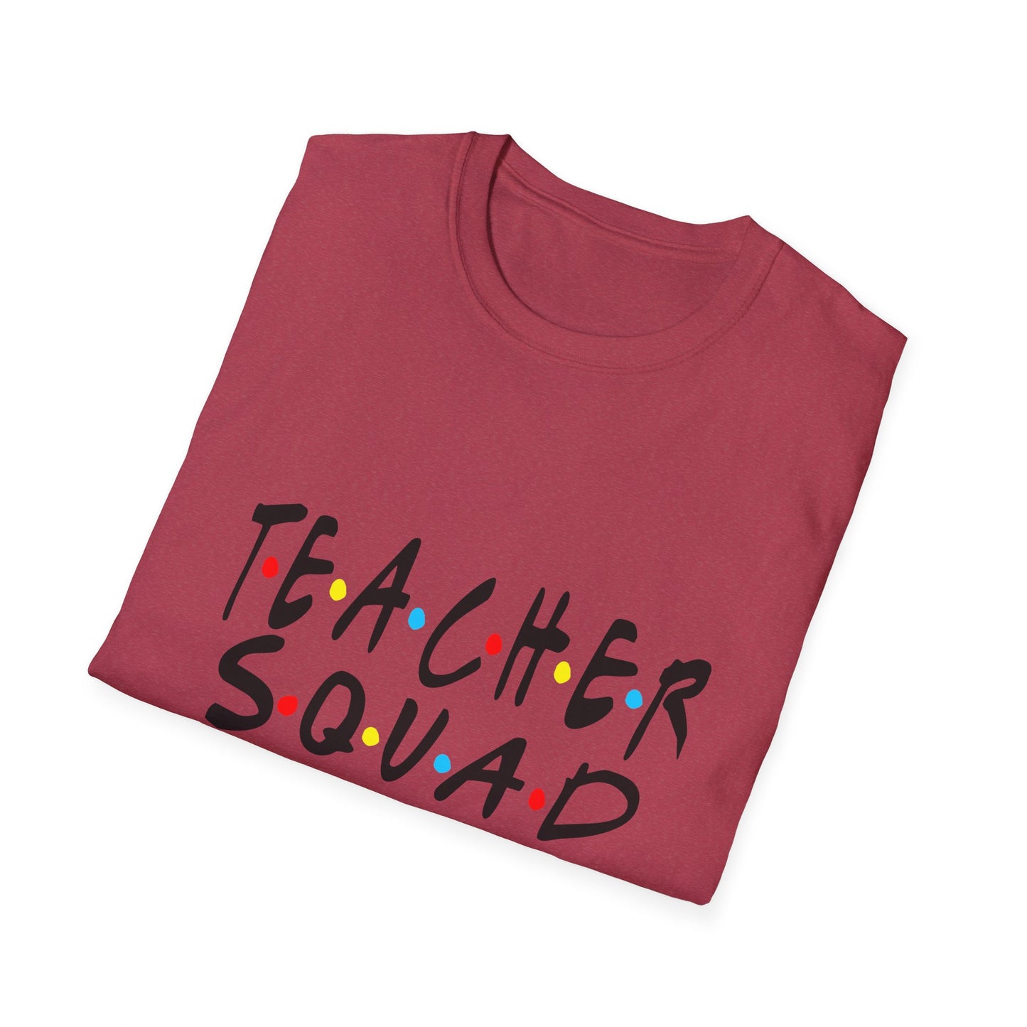 Teacher Squad Unisex Softstyle T-Shirt,