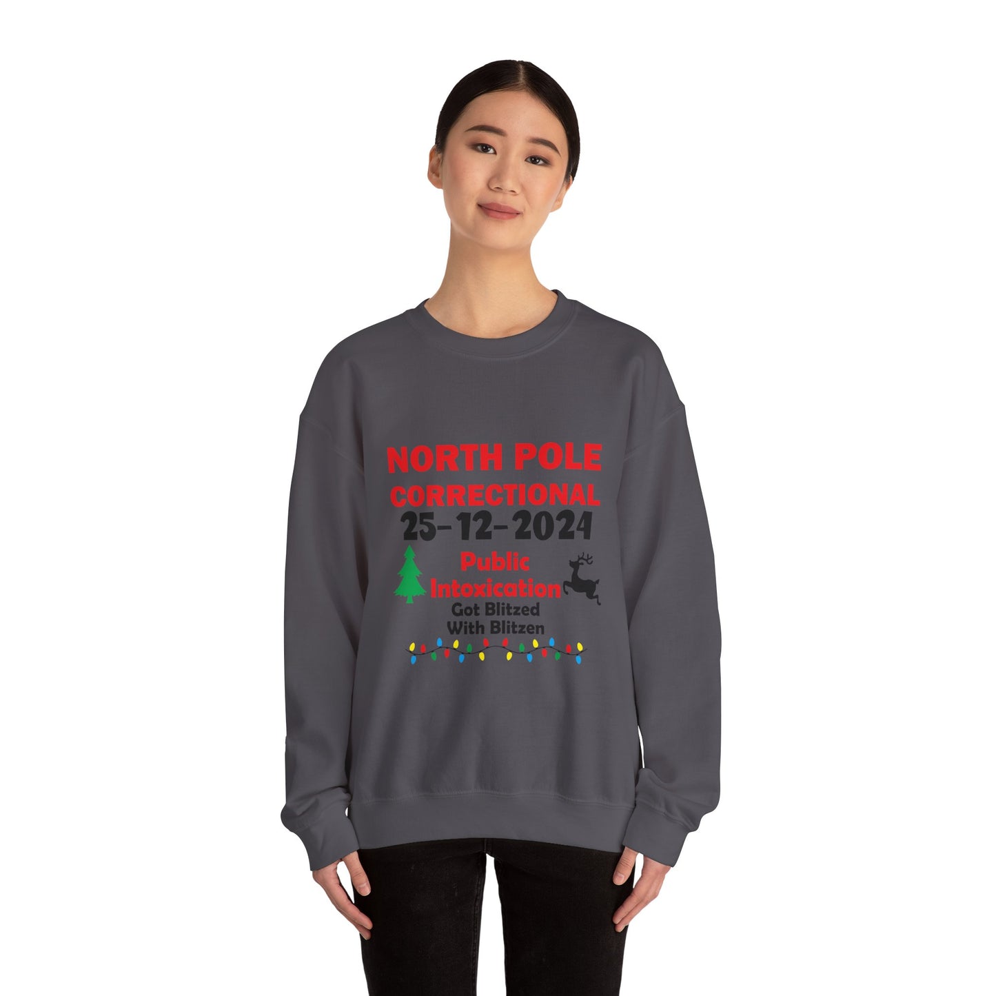 "North Pole Correctional" Crewneck Sweatshirt