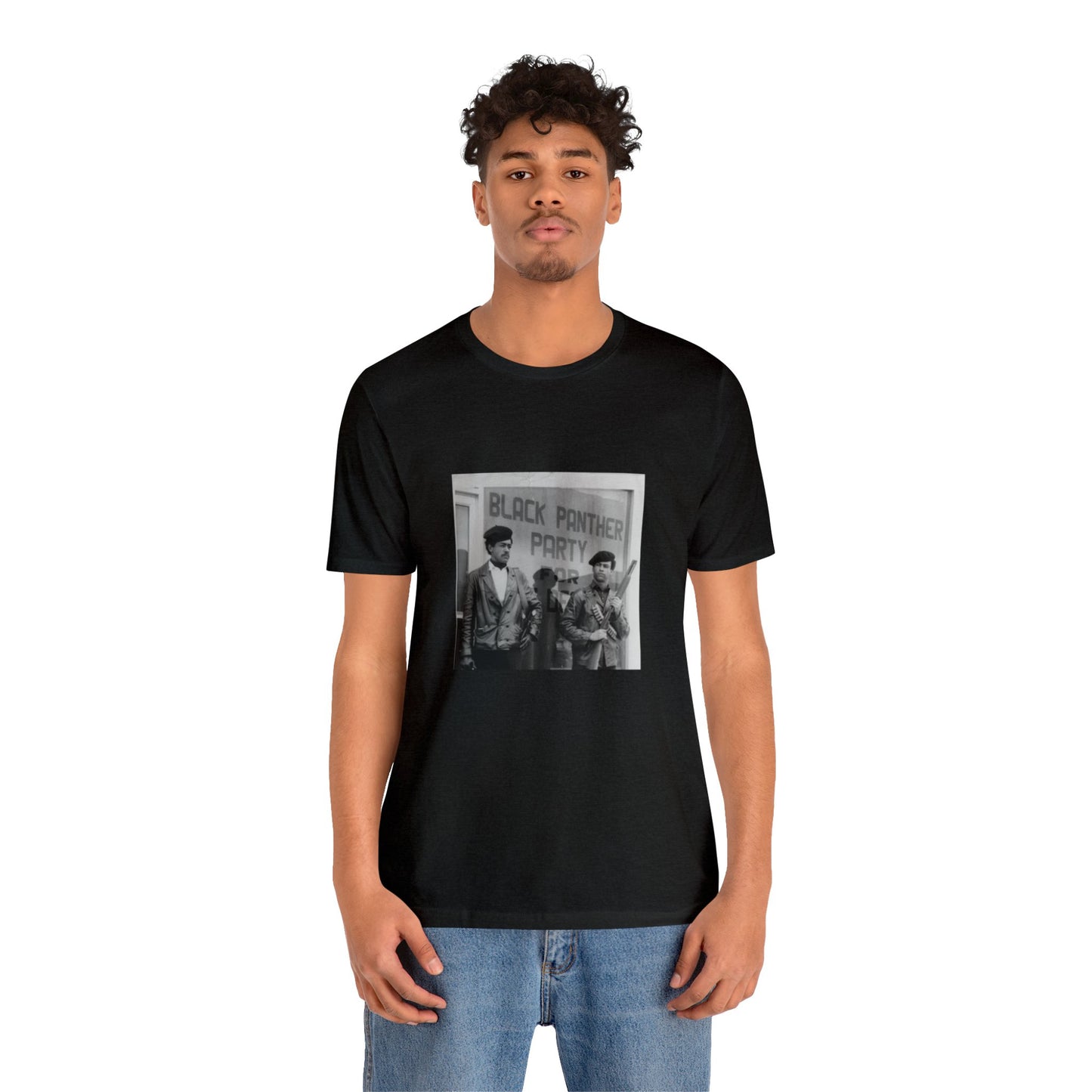 Black Panther Party leaders Unisex Jersey Short Sleeve Tee