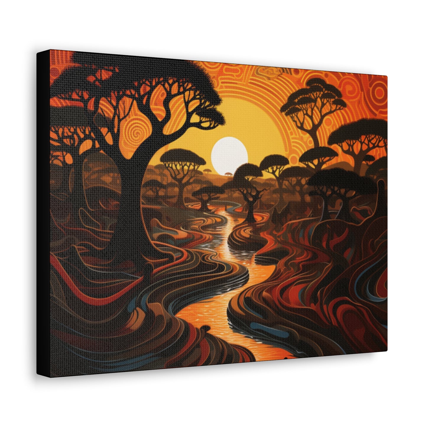 The Melody of Nature's Twilight Gallery Canvas