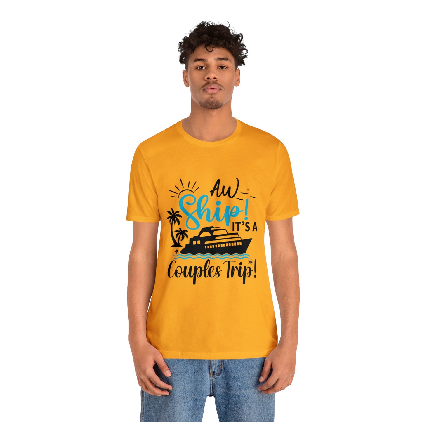 Ahoy Ship! It's a Couples Trip" tee.