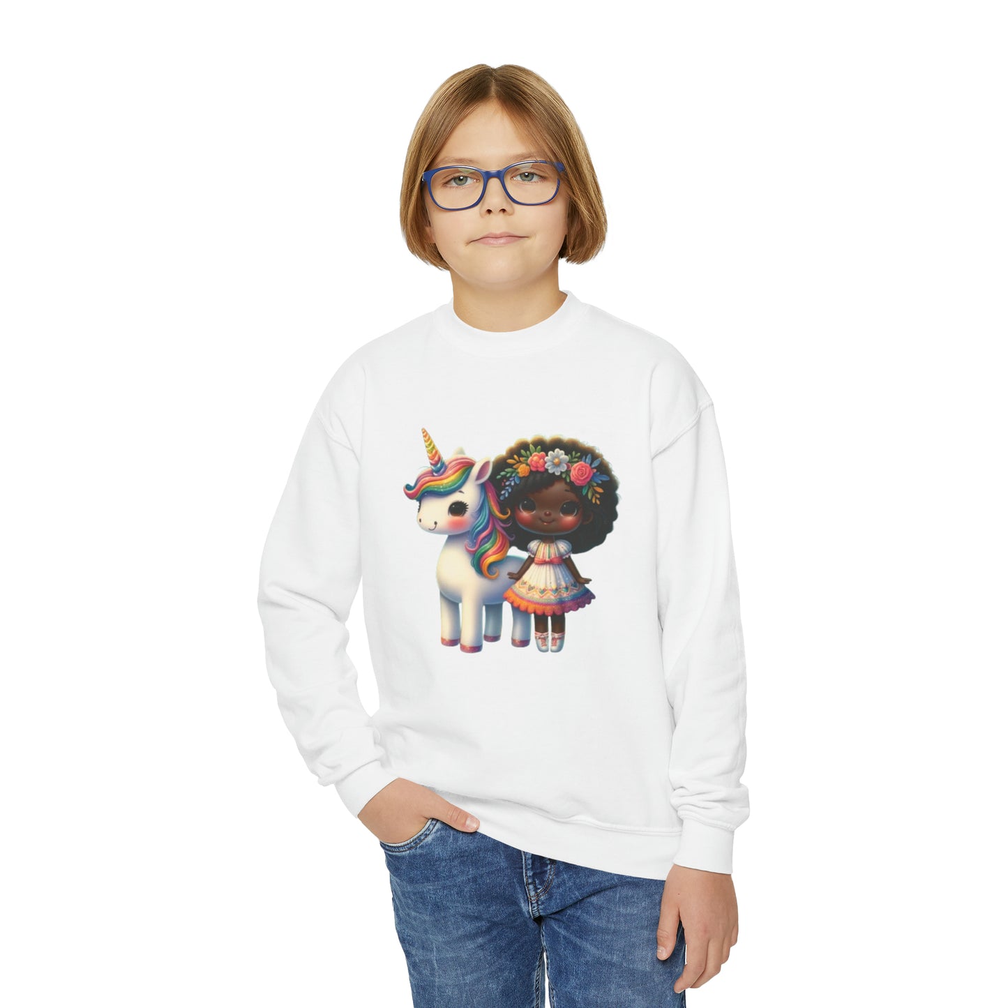 Princess Zara -Youth Crewneck Sweatshirt