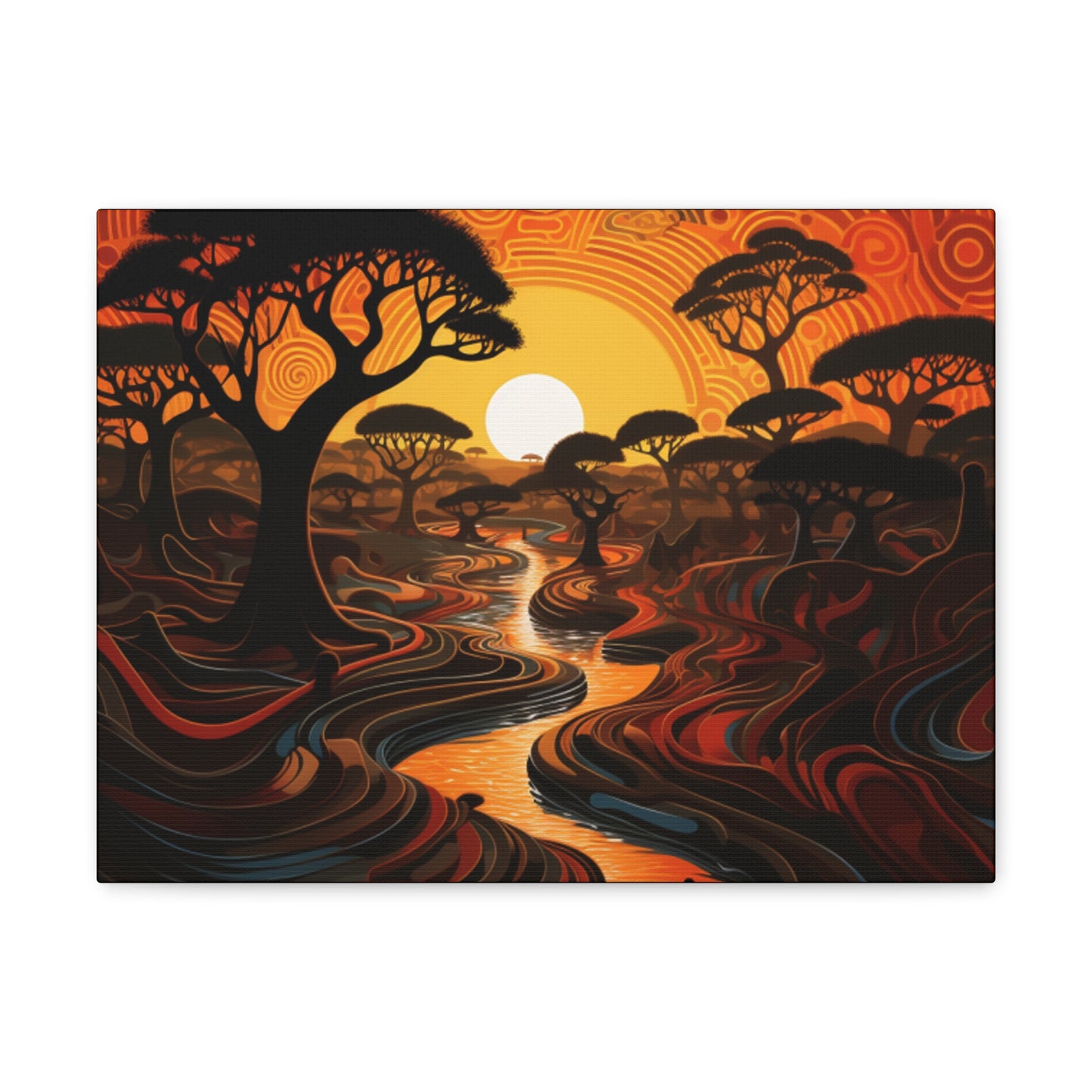 The Melody of Nature's Twilight Gallery Canvas