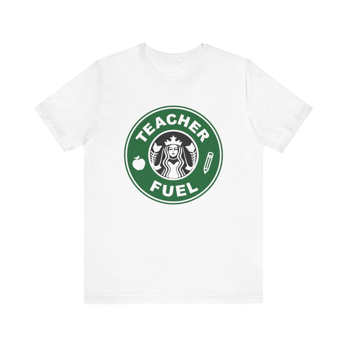 Teacher Fuel in a coffee Logo