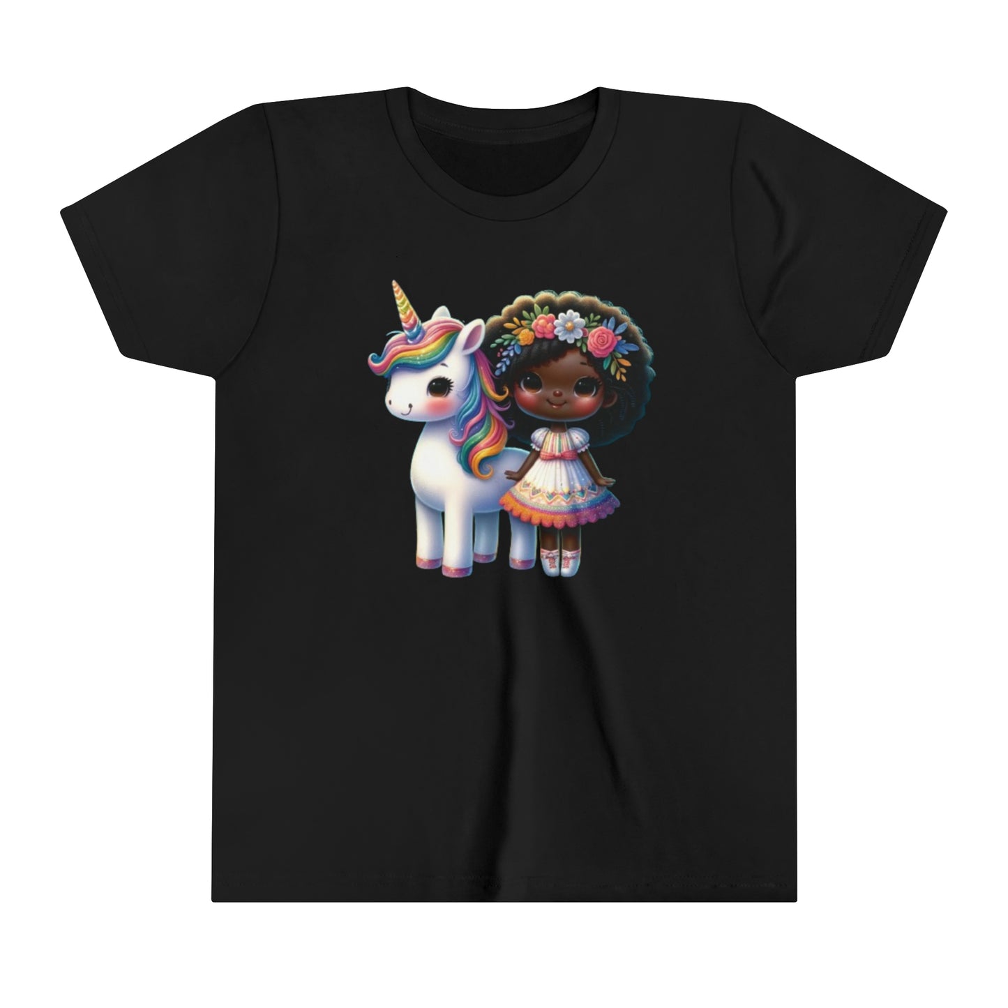 Enchanted Melanin Magic Youth Short Sleeve Tee