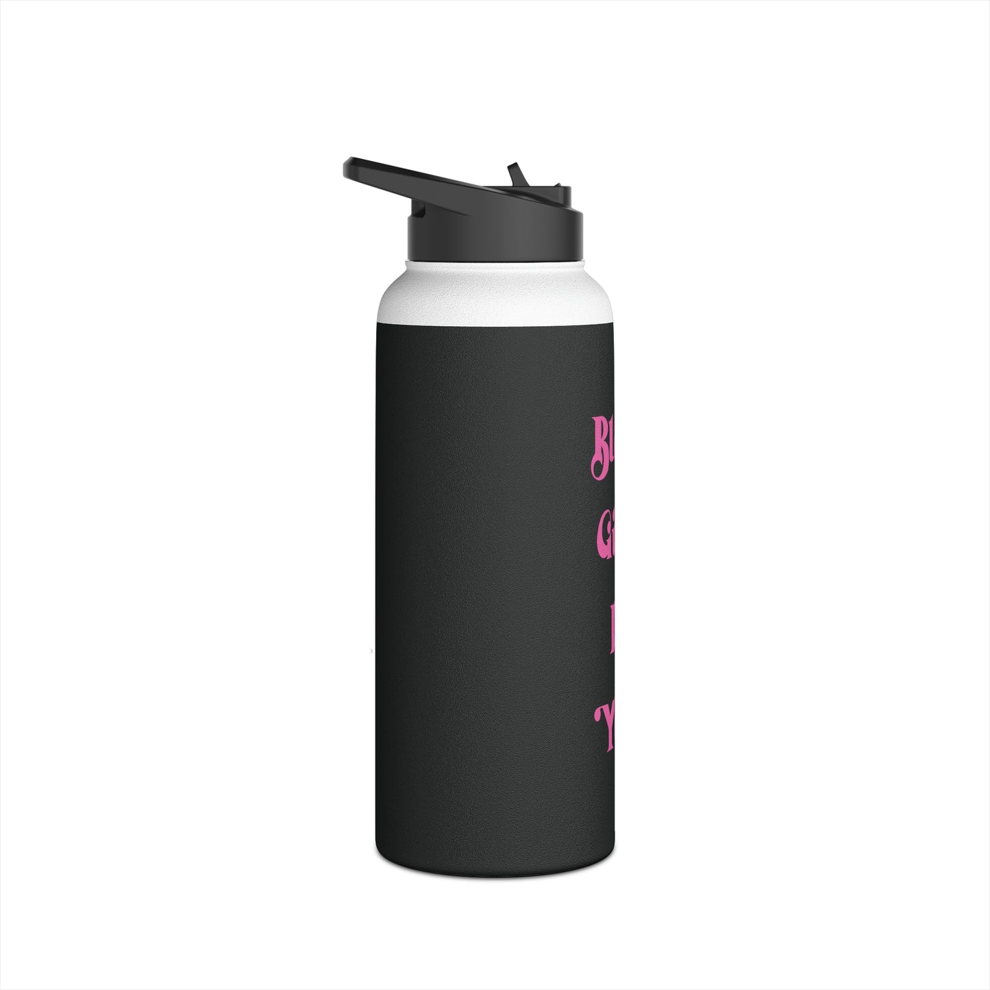 Black Girls Do Yoga Stainless Steel Water Bottle