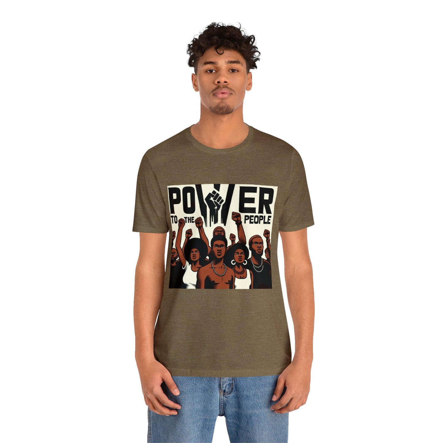 PoWer to the peopleUnisex Jersey Short Sleeve Tee