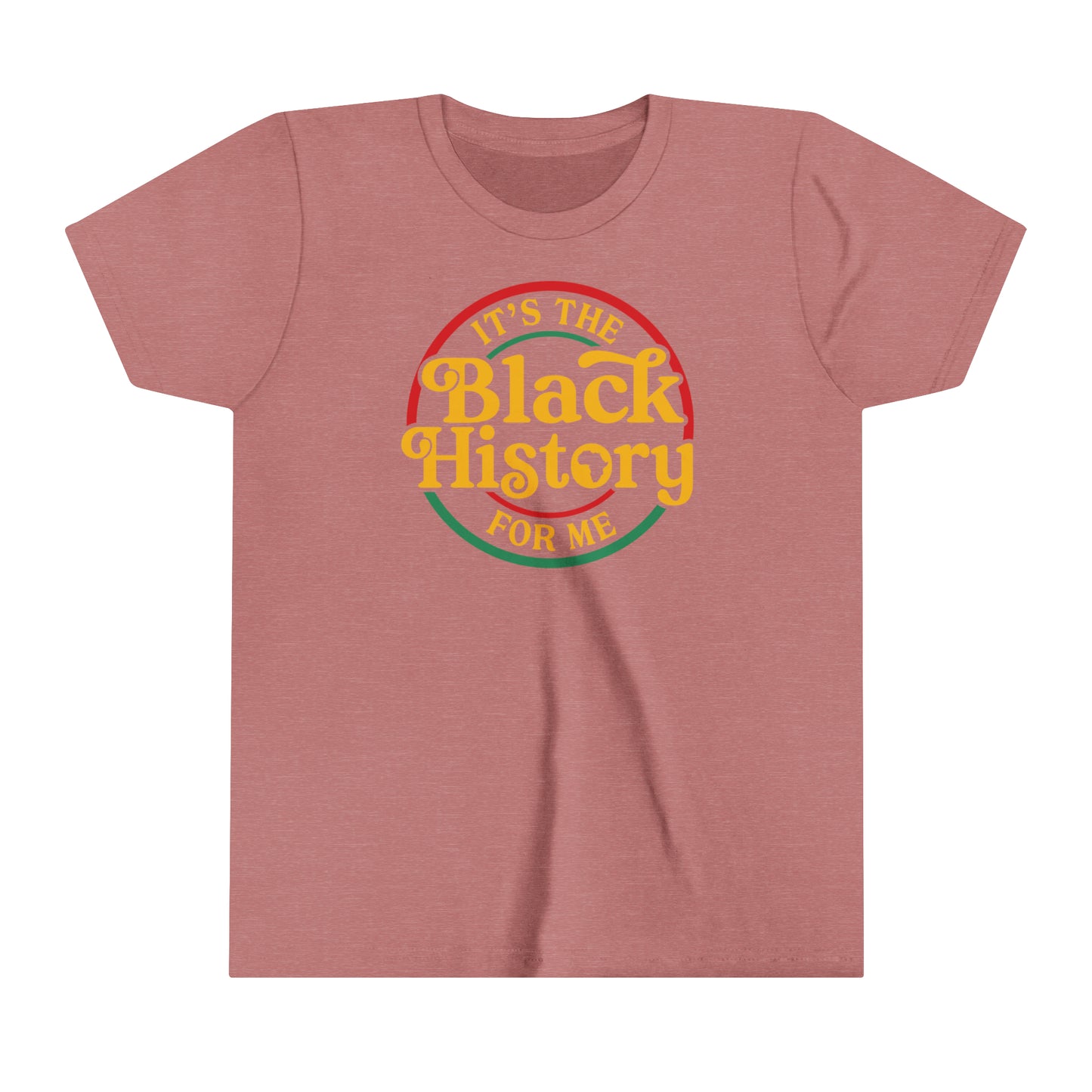 Black History for Me  Youth Short Sleeve Tee