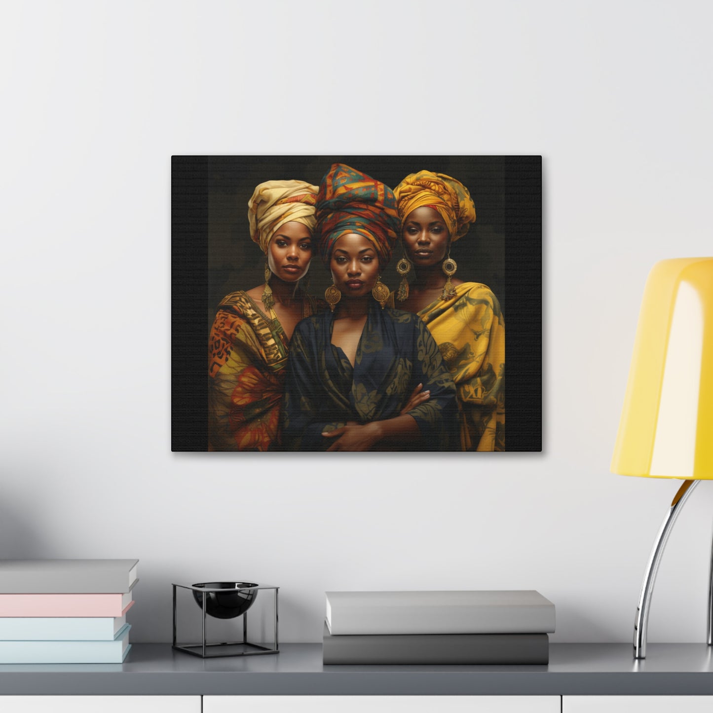 Regal Resonance: Portraits of Strength and Elegance Gallery Canvas