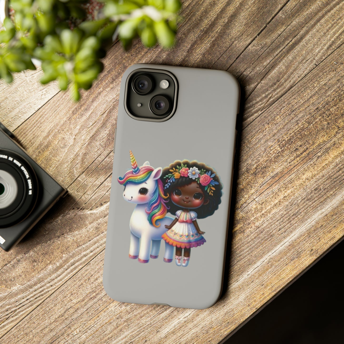 Enchanted Melanin Magic phone cases